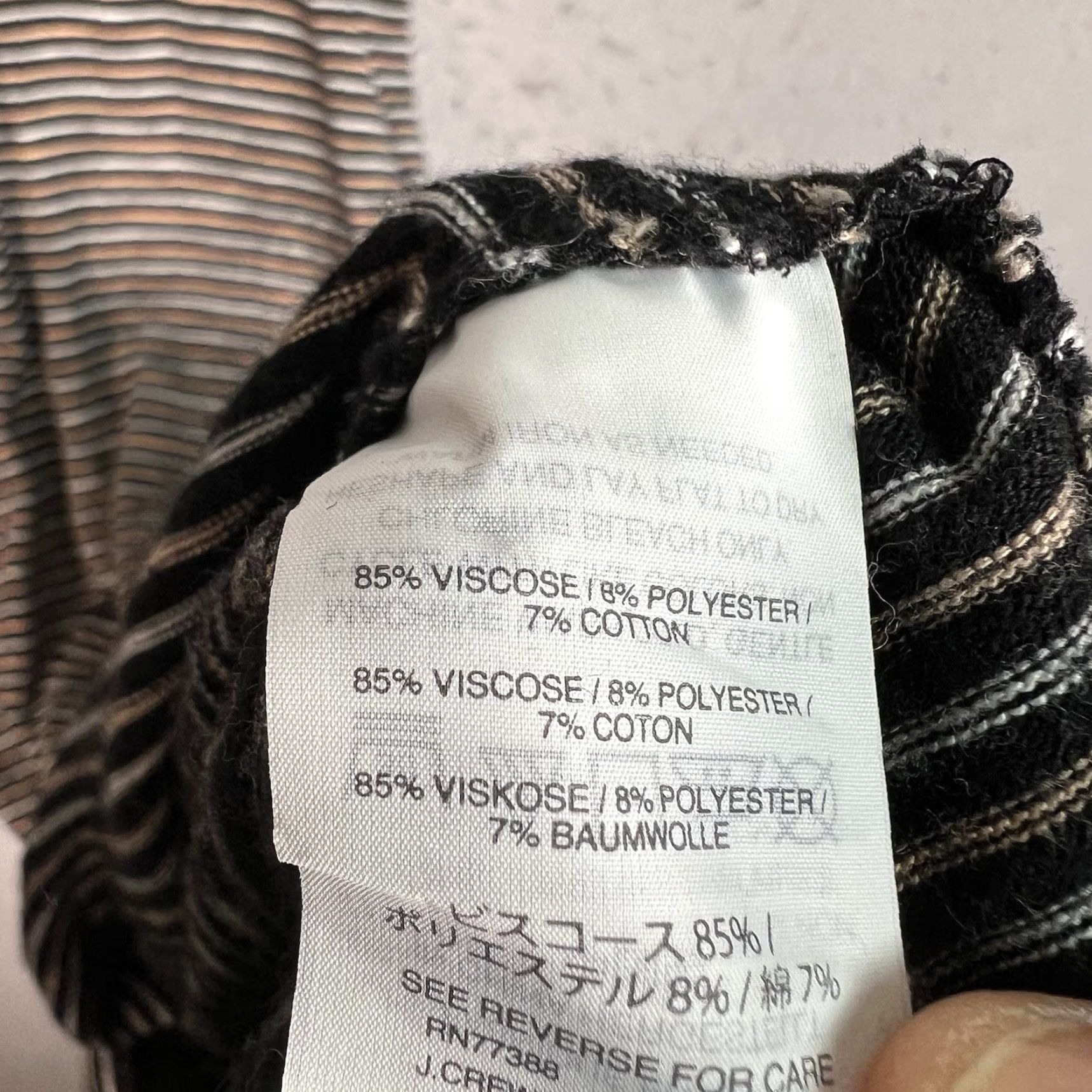 Madewell Madewell Dress Sleeveless Striped Knit Black Size M Multicolor Knit A-Line Casual Women Colection Size M / US 6-8 / IT 42-44 - 6 Thumbnail