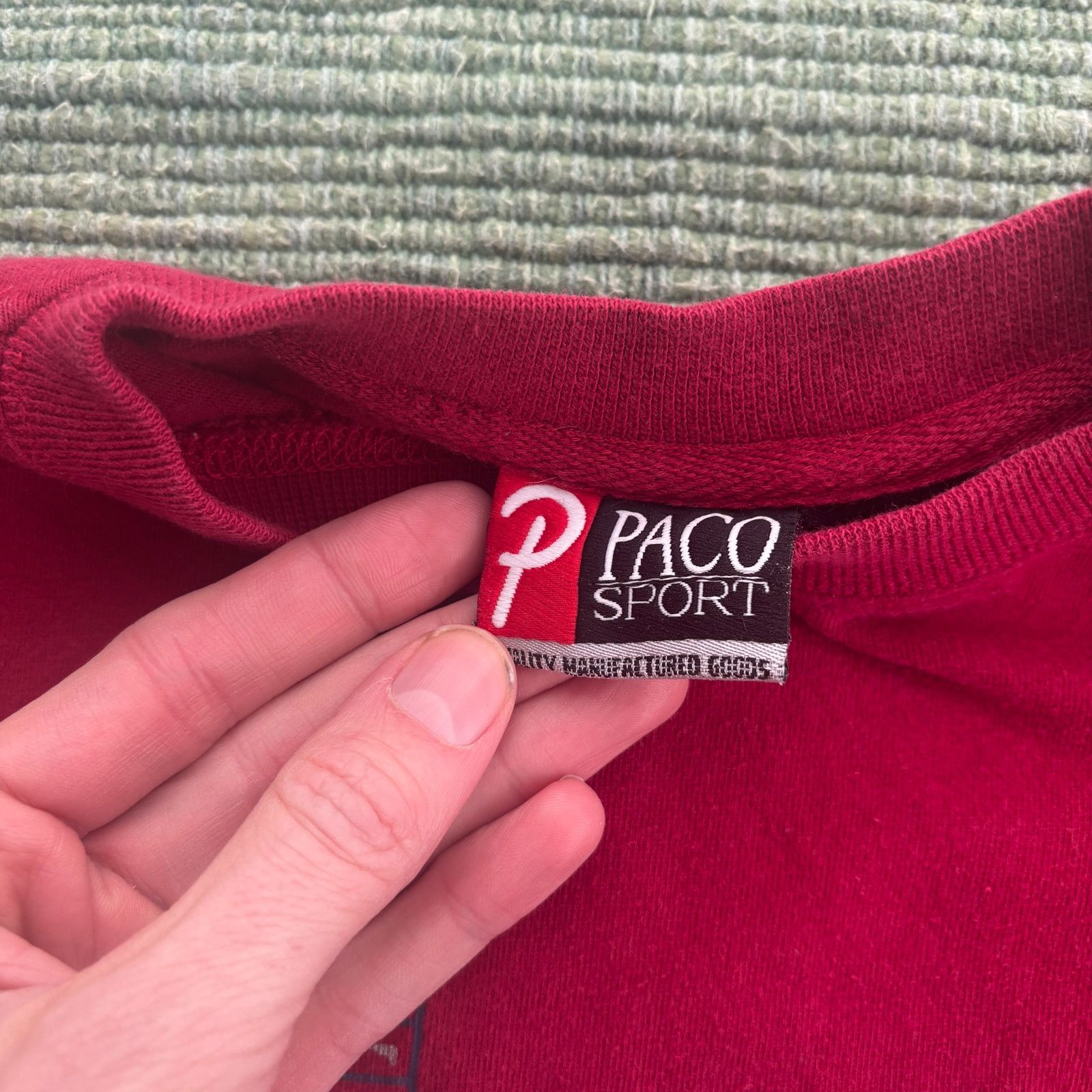 Vintage Vintage late 90s/Y2K paco red long sleeve youth tee shirt M Size M / US 6-8 / IT 42-44 - 5 Thumbnail