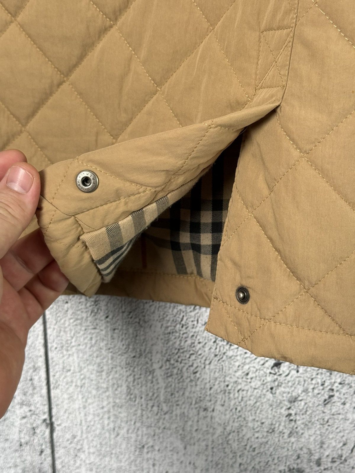 Burberry Burberry London Men’s Quilted Jacket Nova Check Lining sz 48 Size US M / EU 48-50 / 2 - 14 Thumbnail