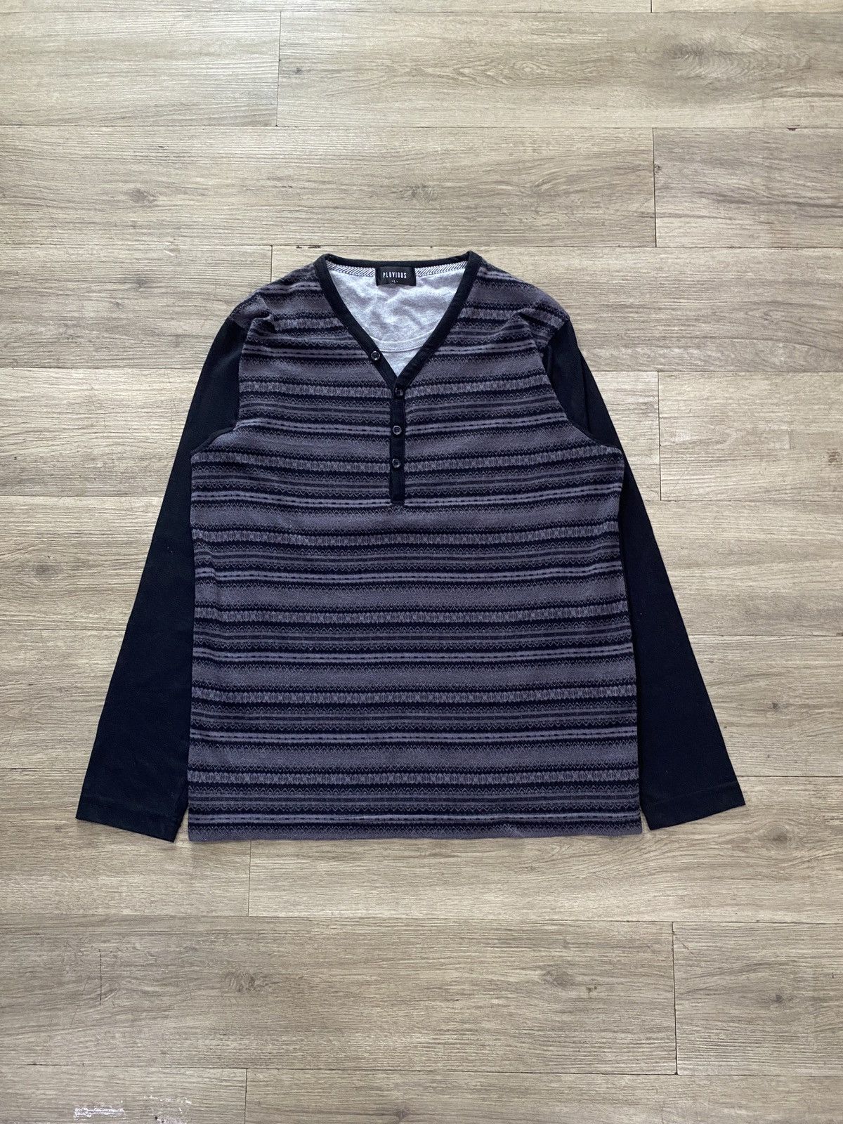 If Six Was Nine × Japanese Brand × Le Grande Bleu (L.G.B.) Longsleeve Pluvious Double layer navajo y2k Style Size US L / EU 52-54 / 3 - 2 Thumbnail