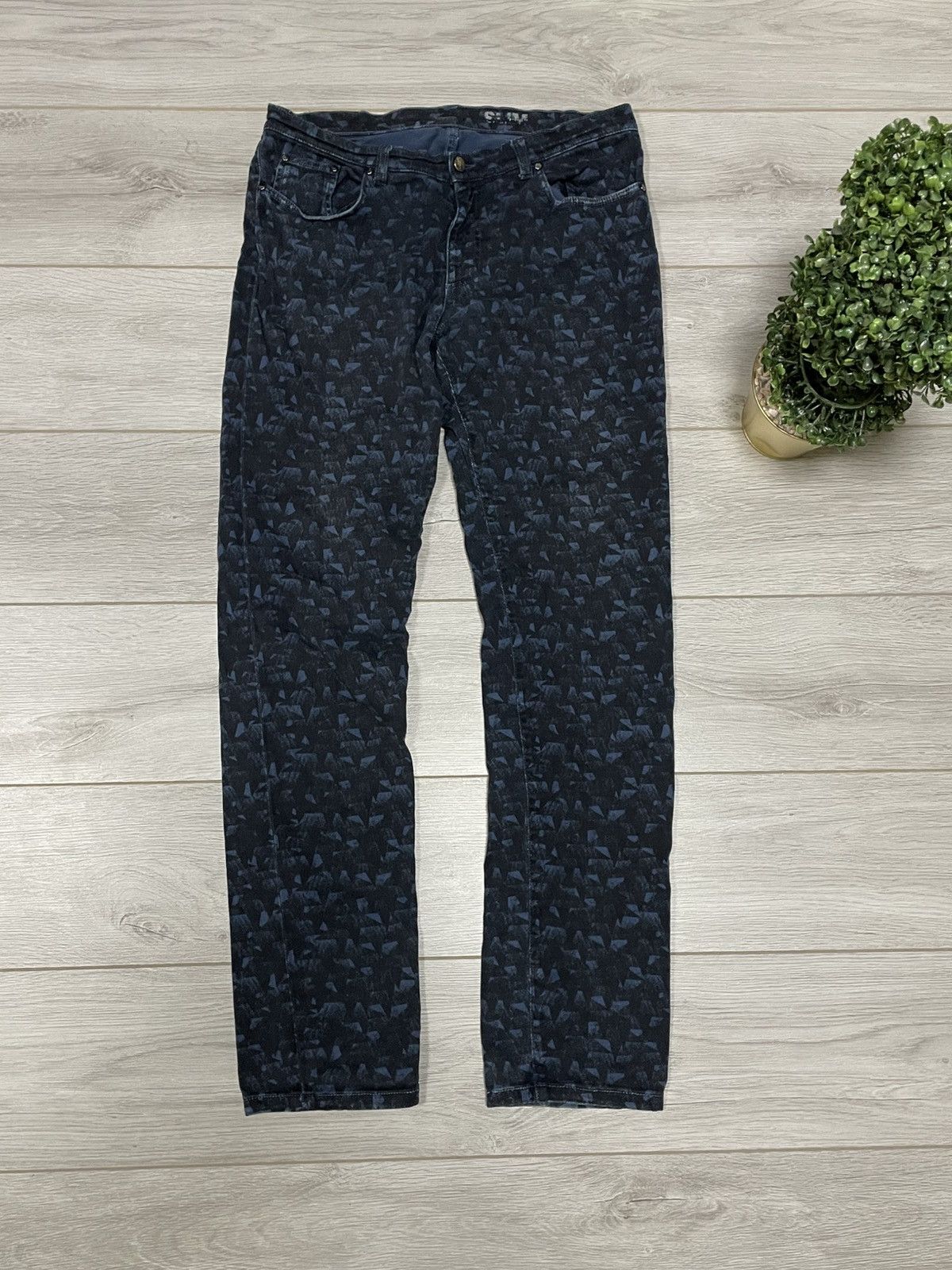 Versace Jeans Couture Versace jeans all over print medusa pattern denim pants Size US 34 / EU 50 - 2 Thumbnail