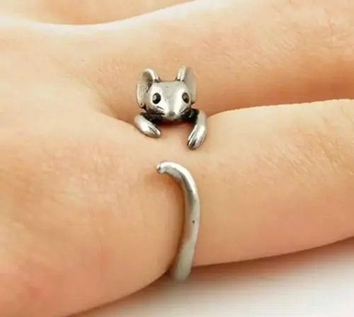 Japanese Brand Cute Mouse Adjustable Ring Size ONE SIZE - 1 Thumbnail