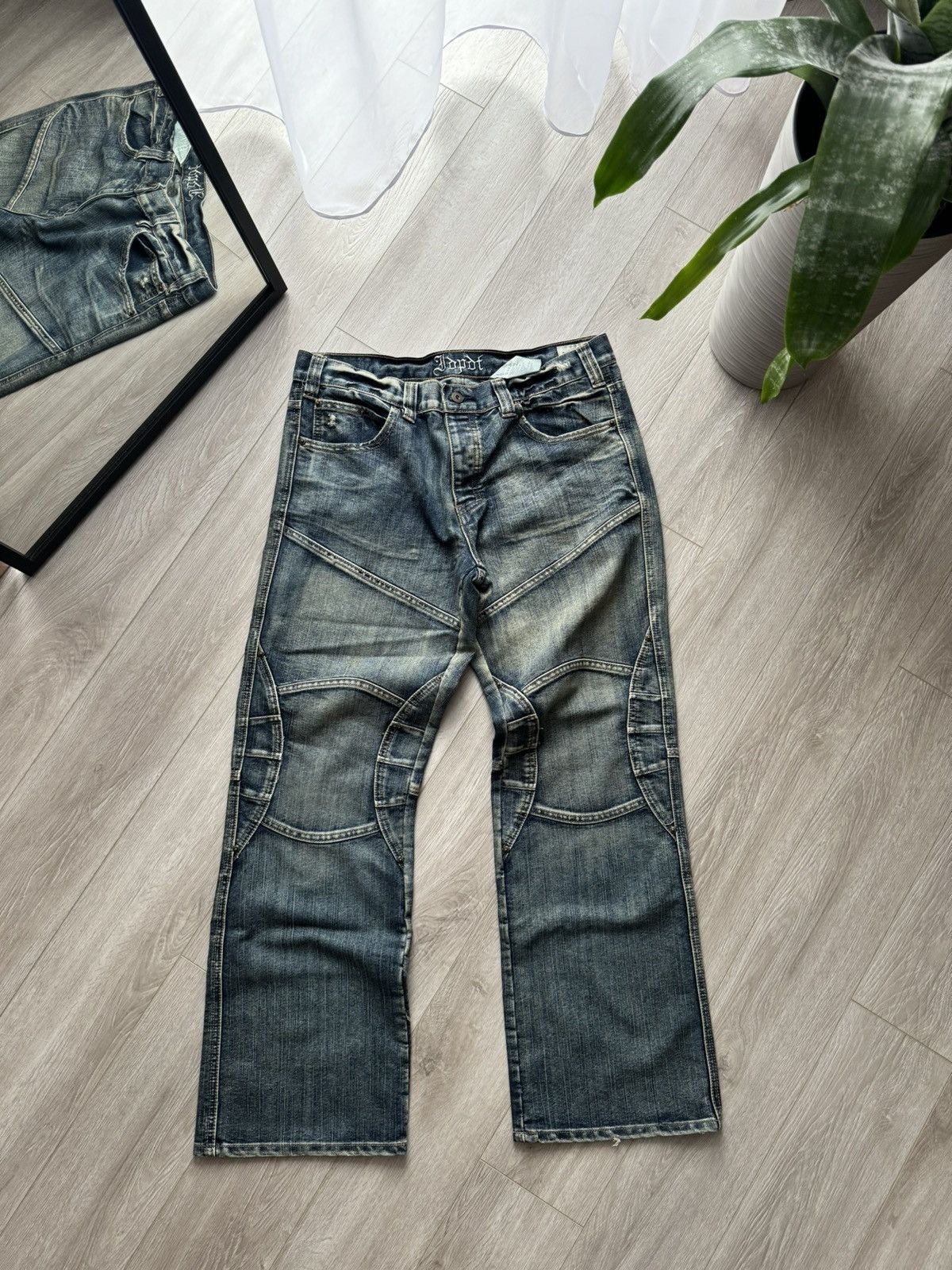 Vintage × Wrangler Crazy Vintage Y2K/2000s Baggy Grunge Skater Denim Jeans Size US 36 / EU 52 - 3 Thumbnail