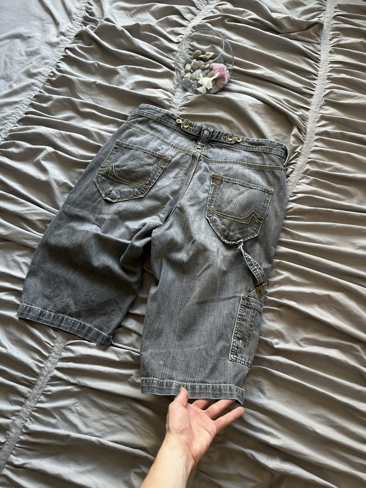 Vintage Carpenter Workers Denim Jeans Shorts Japanese Brand