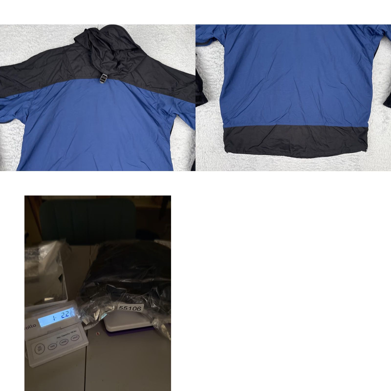 Mountain Hardwear VINTAGE Mountain Hardwear Jacket Mens Small Blue Black Hooded Full Zip Windbreaker Size US S / EU 44-46 / 1 - 9 Thumbnail