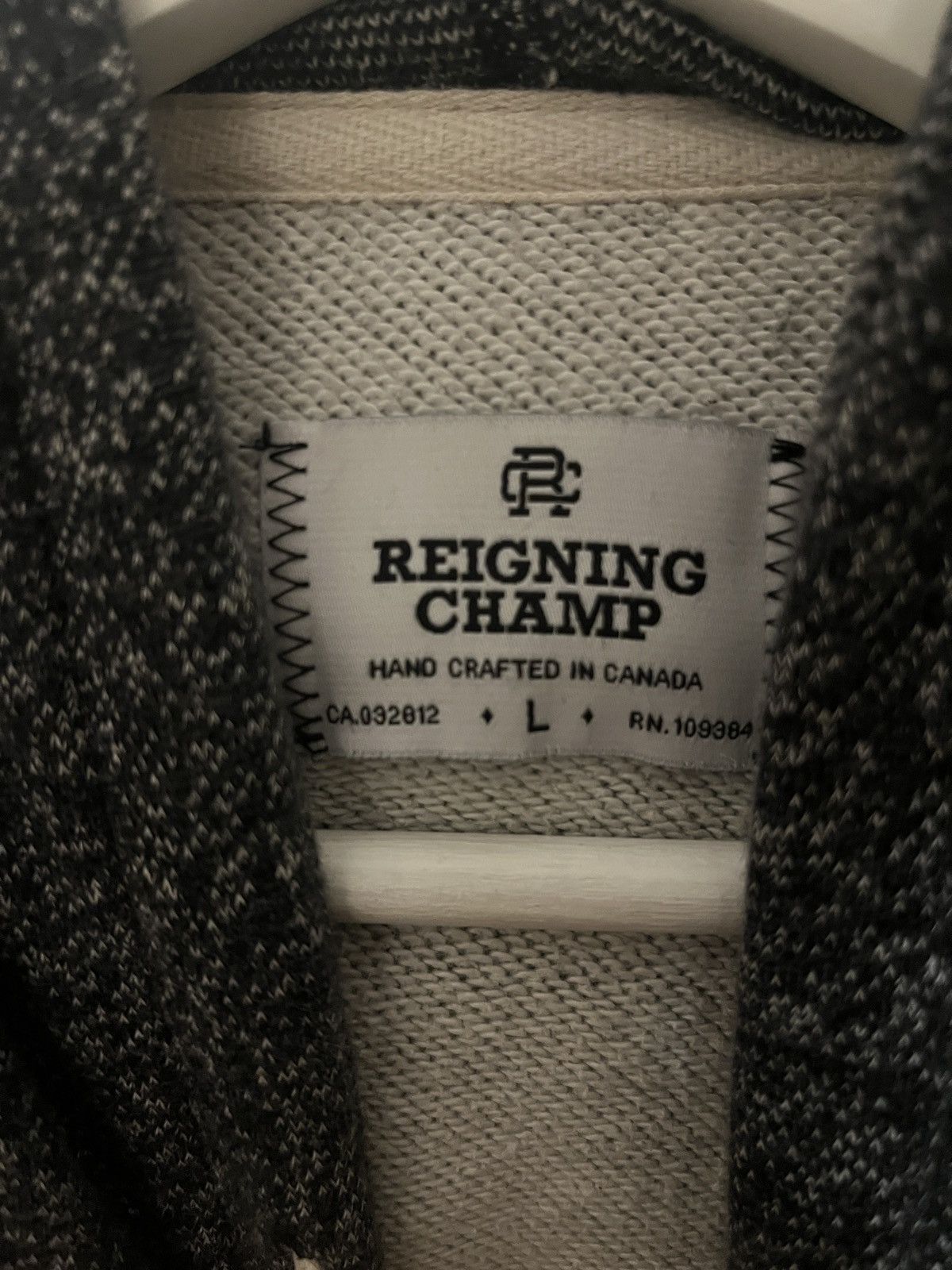 Reigning Champ Tiger Fleece Reigning Champ Zip-up Hoody Size US L / EU 52-54 / 3 - 4 Thumbnail