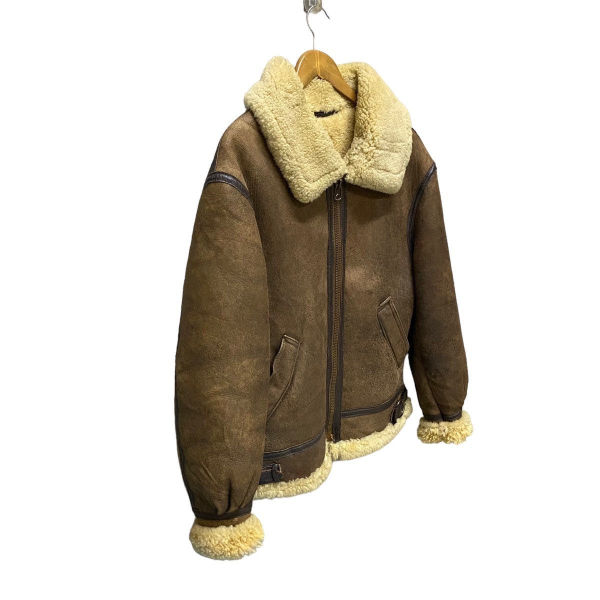 Japanese Brand B3 Orchard Motorcycles Sheepskin Made in USA Size US M / EU 48-50 / 2 - 2 Thumbnail