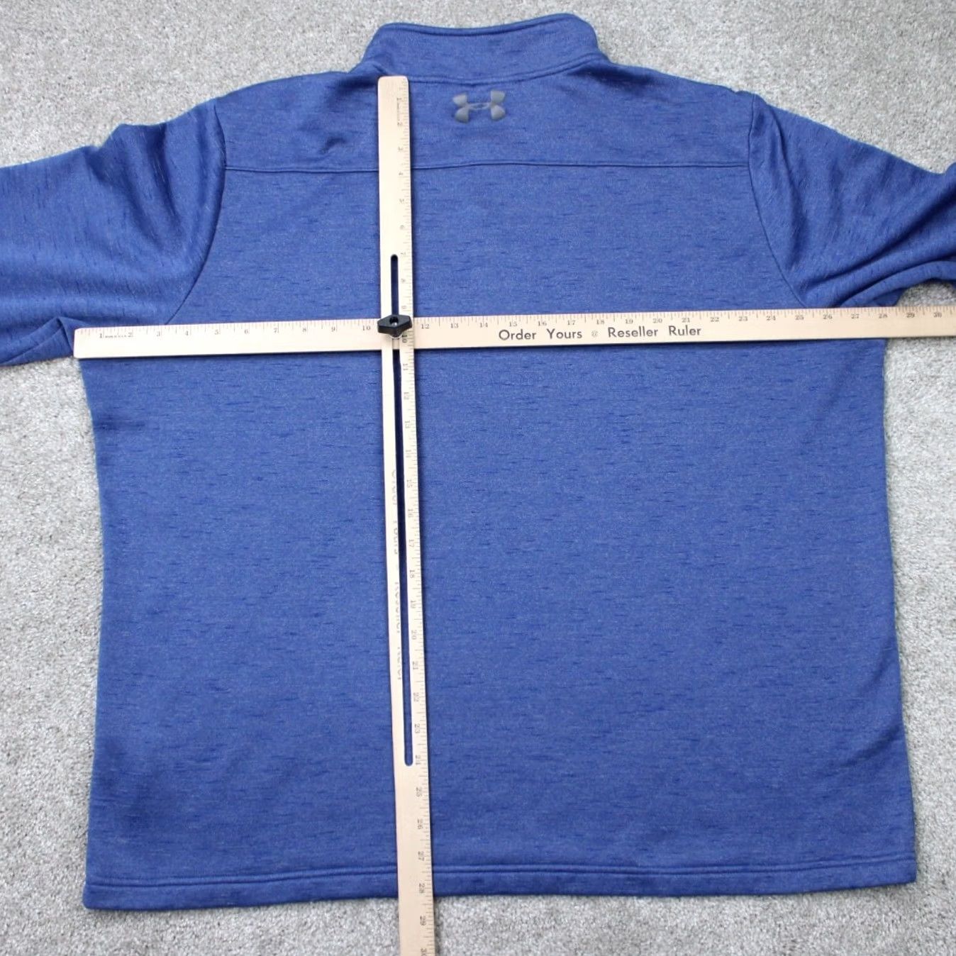Under Armour Under Armour Sweatshirt Men 3XL Blue 1/4 Zip Pullover HeatGear Loose Fit Mock Neck Long Sleeve Sweatshirt Size US XXL / EU 58 / 5 - 7 Thumbnail