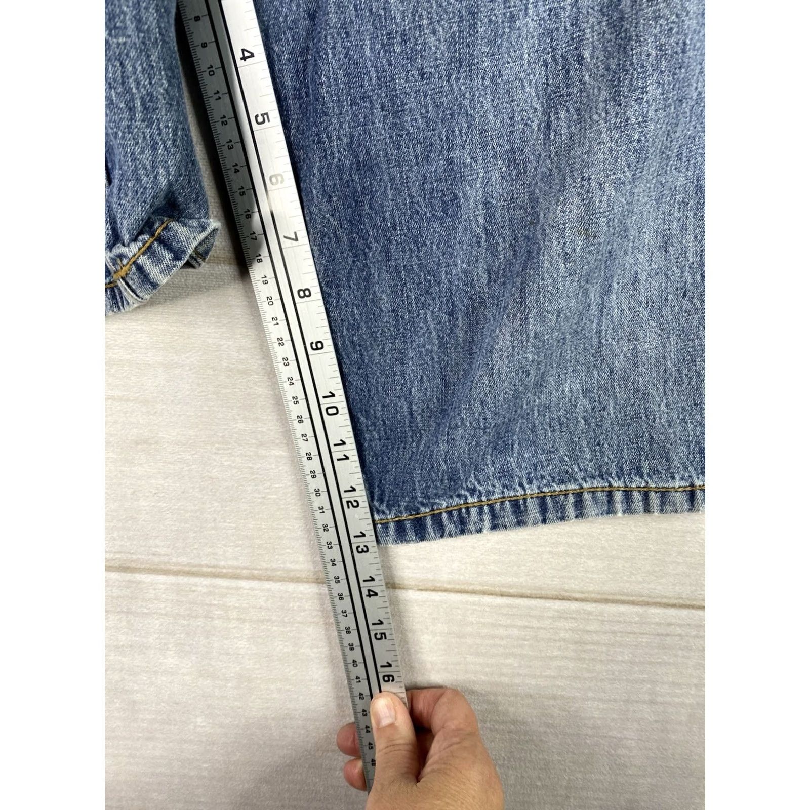 Rocawear VINTAGE Rocawear Shorts Mens 44 Baggy Y2K Denim Jorts Hip Hop Grunge Embroidered Shorts Size US 44 / EU 60 - 7 Thumbnail