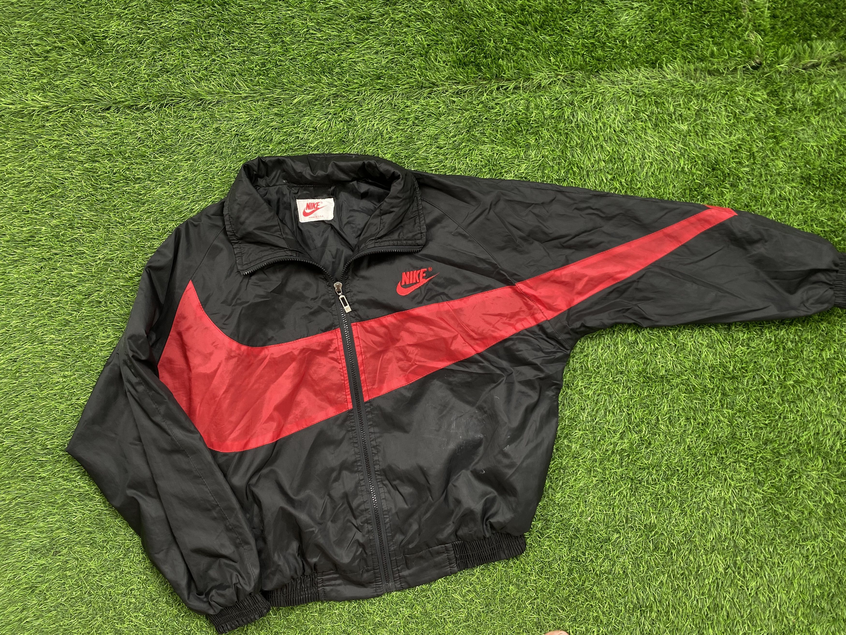 Kith × Nike Kith X Nike Big Swoosh Quarter Zip Jacket | Grailed