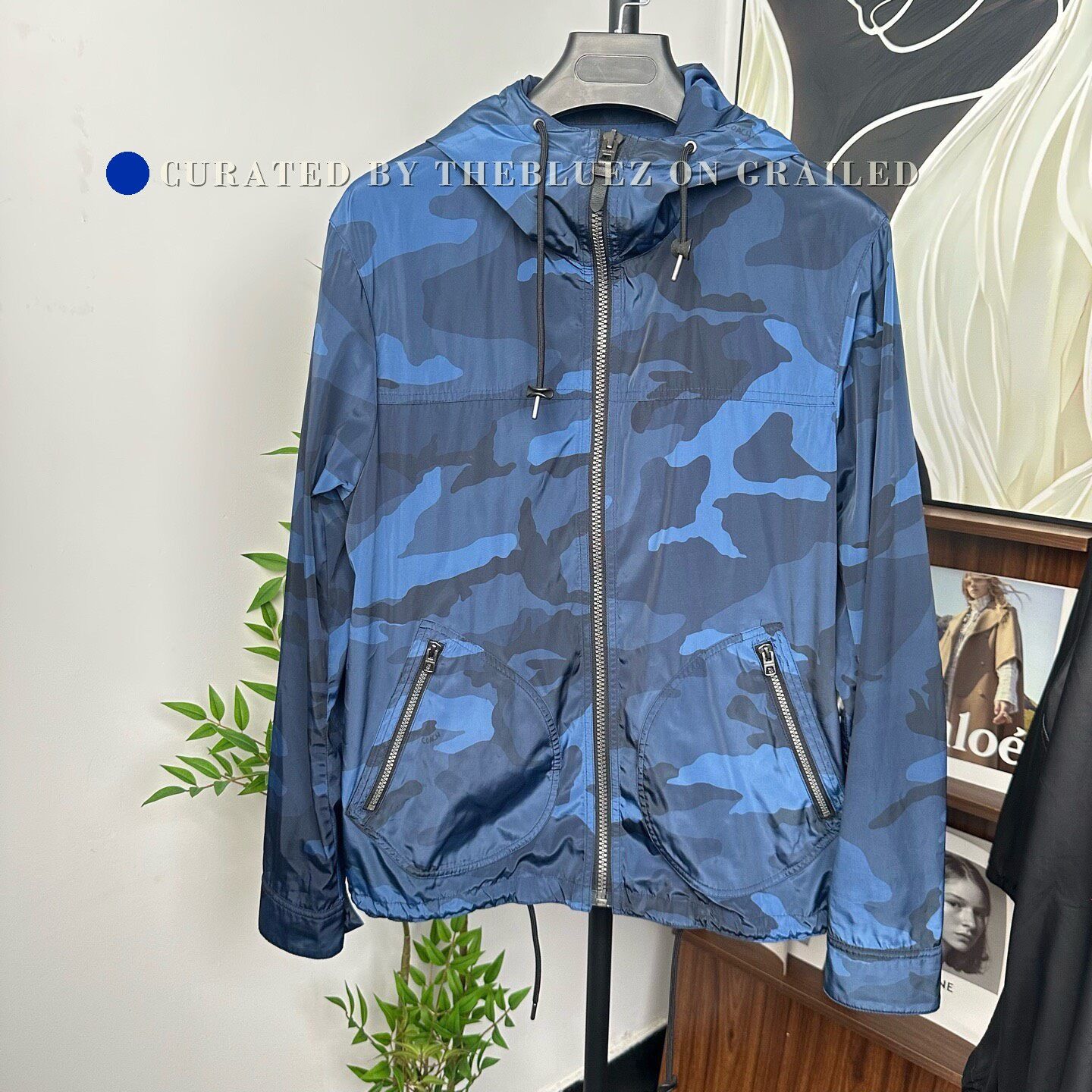 Coach COACH Camouflage Navy Jacket Size US M / EU 48-50 / 2 - 1 Thumbnail