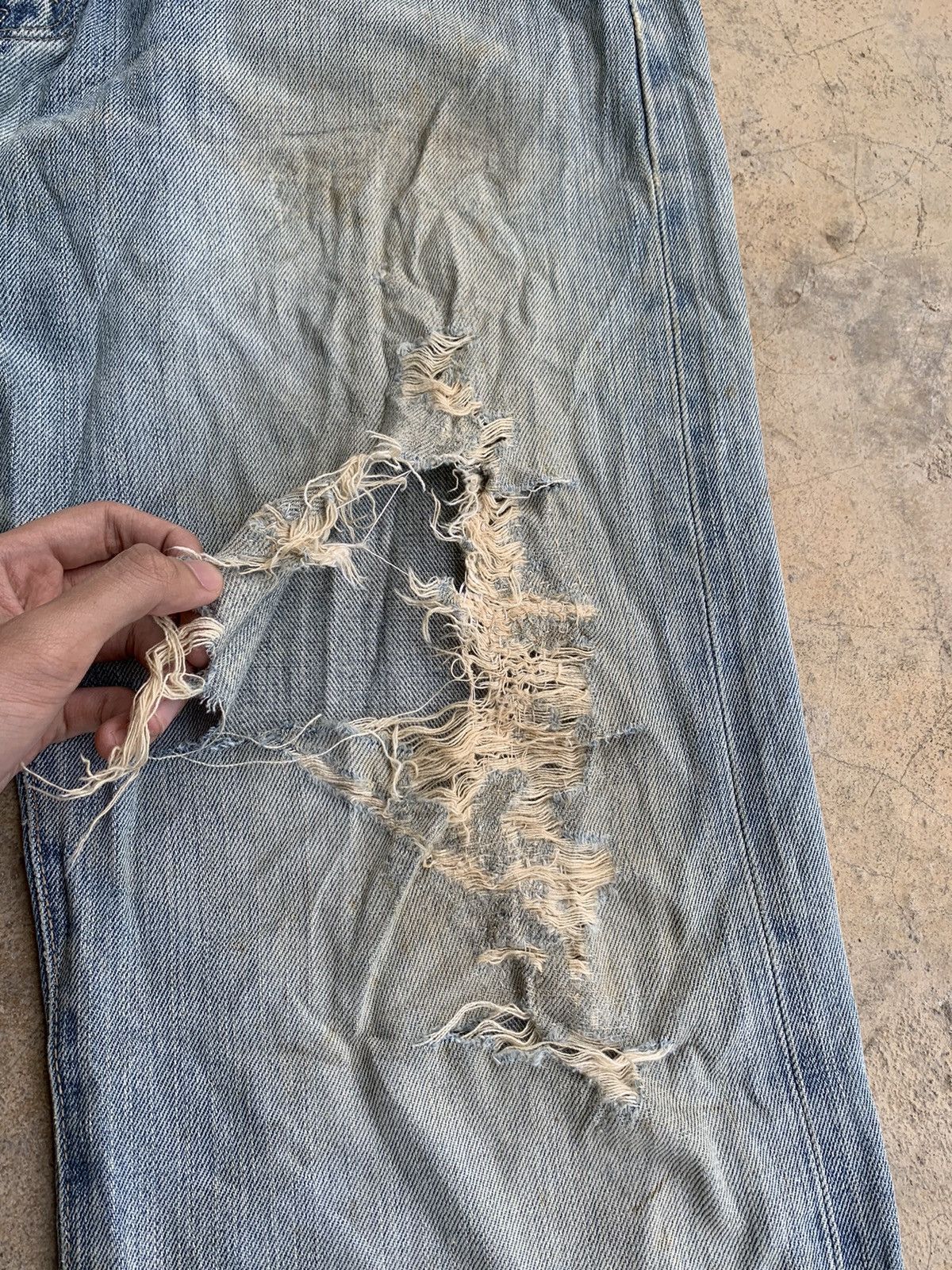 Edwin × Vintage Vintage Edwin 505 Selvedge Japanese Distressed Denim Size US 32 / EU 48 - 9 Thumbnail