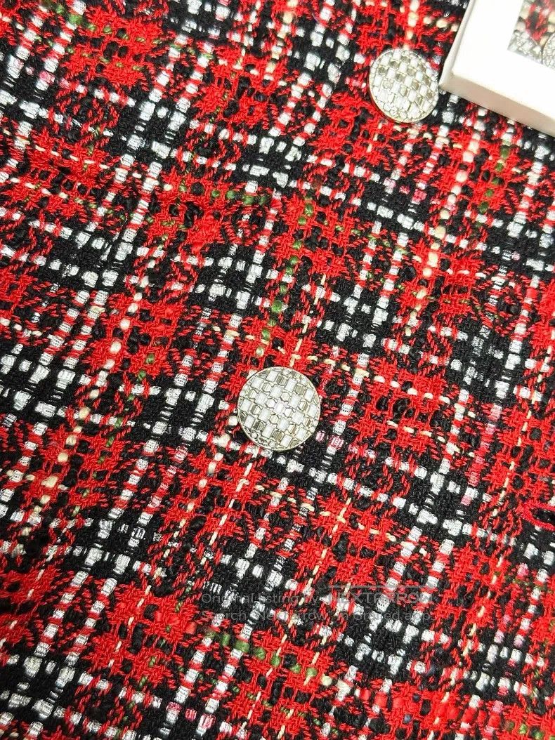 Chanel Chanel Plaid tweed double-breasted jumpsuit Size 24" / US 00 / IT 34 - 4 Thumbnail