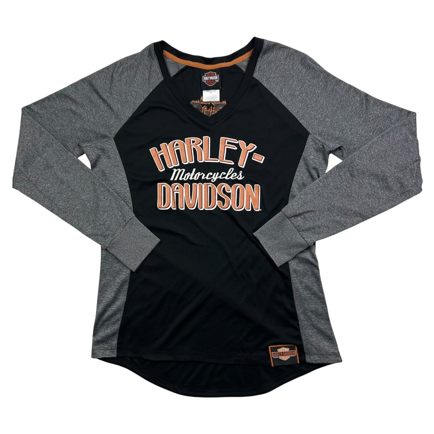 Harley Davidson × Vintage Harley-Davidson Women's First-Class Long-Sleeve Shirt Size L / US 10 / IT 46 - 1 Thumbnail