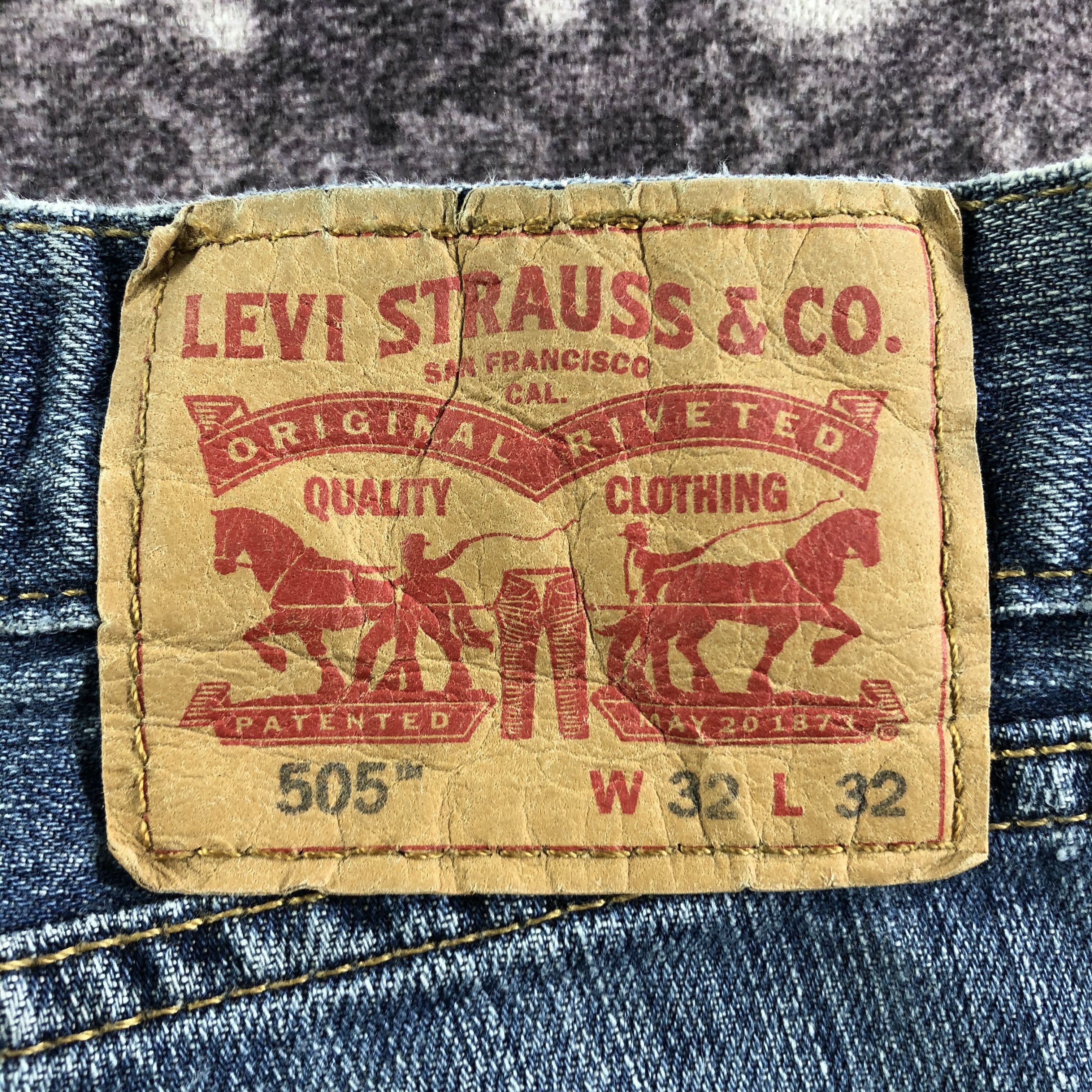 Levi's × Vintage Vintage Blue Wash Levis 505 Jeans-JM3467 Size 33" - 5 Thumbnail