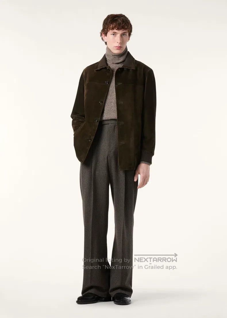 Loro Piana Loro Piana Suede Maremma Coat Size US XL / EU 56 / 4 - 8 Thumbnail