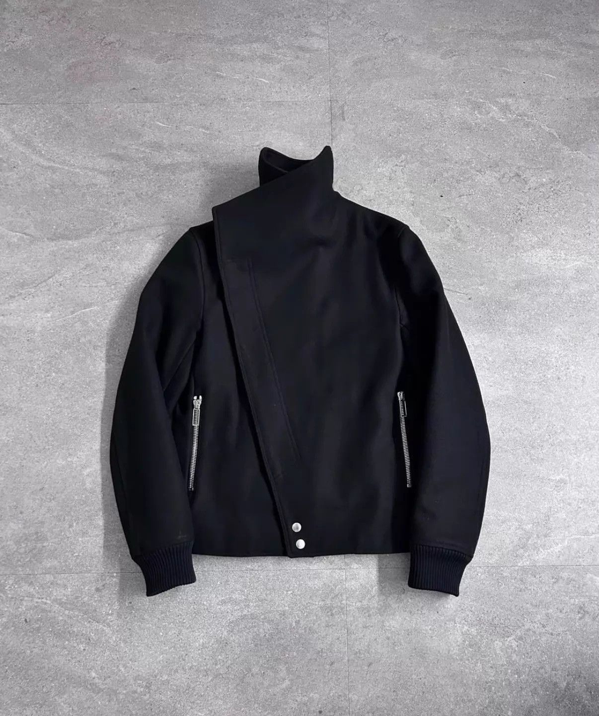 Dior Dior Homme 09fw Asymmetric Wool Jacket Size US S / EU 44-46 / 1 - 2 Thumbnail