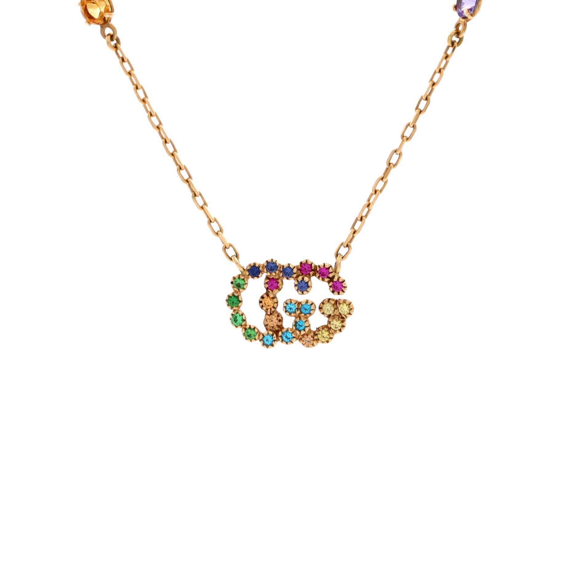 Gucci GG Running Station Necklace Size ONE SIZE - 1 Thumbnail