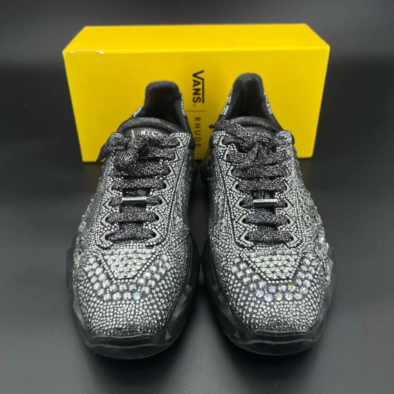 Jimmy Choo Jimmy Choo Pave Men's 42, 1W 1C miss, Boxed CH6425 Size US 9 / EU 42 - 4 Thumbnail