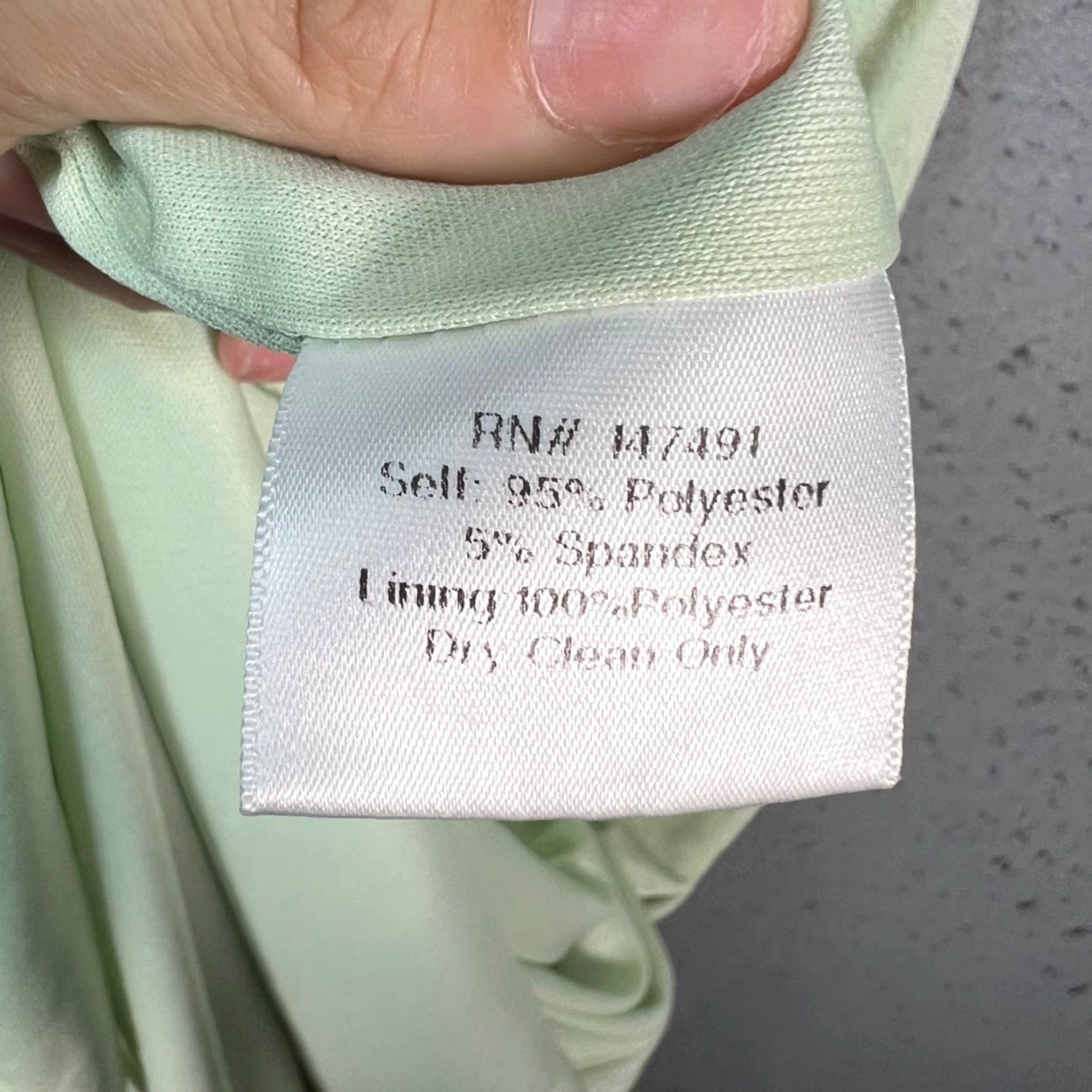 Vintage Katie May Womens XS Light Green Off-Shoulder Ruched Evening Gown Dress Long Formal Wedding Party Cocktail Ruched Gown Womens XS Green Katie May Size XS / US 0-2 / IT 36-38 - 4 Thumbnail