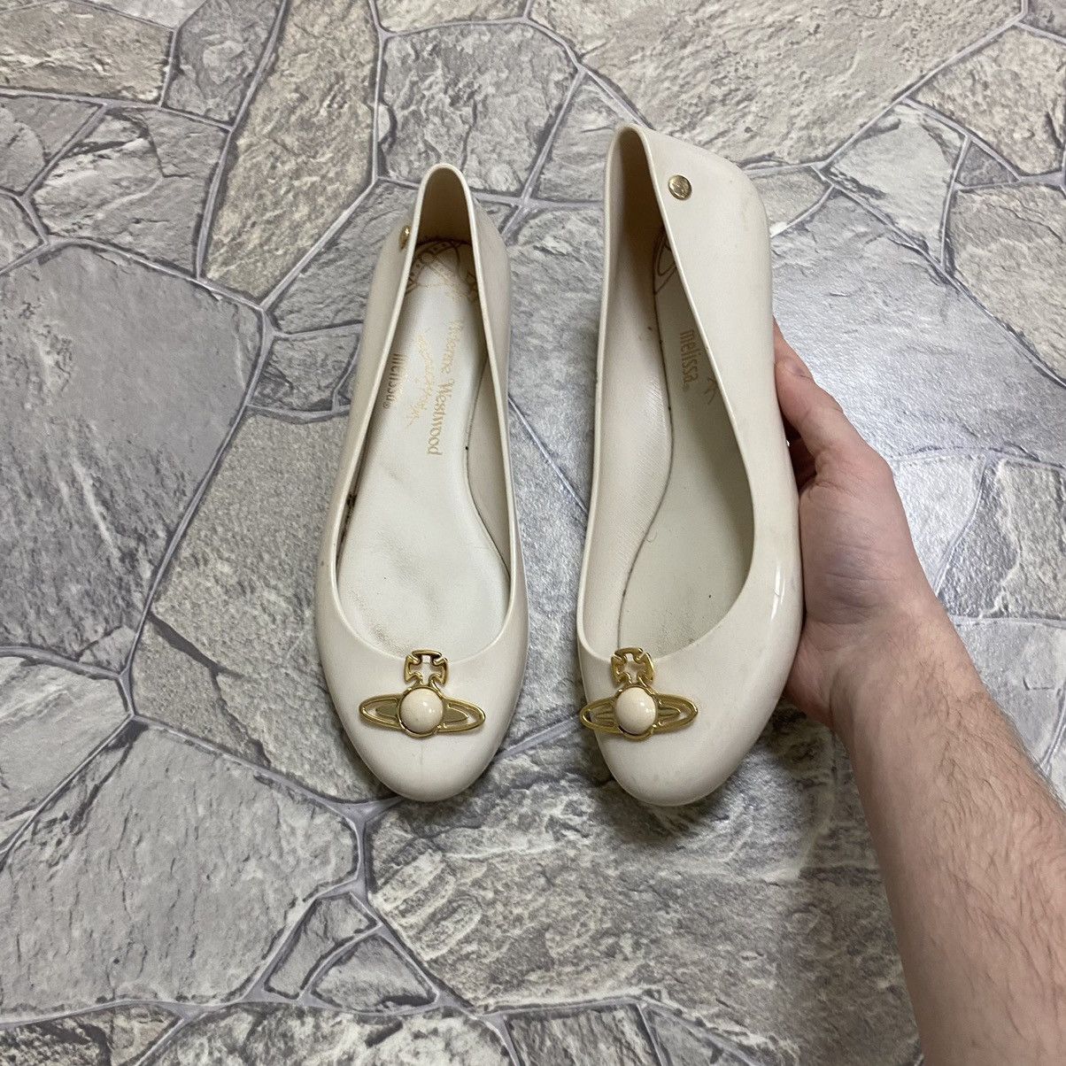 Melissa × Vivienne Westwood Vivienne Westwood Melissa Anglomania Ballet Flats Size US 9 / IT 39 - 2 Thumbnail