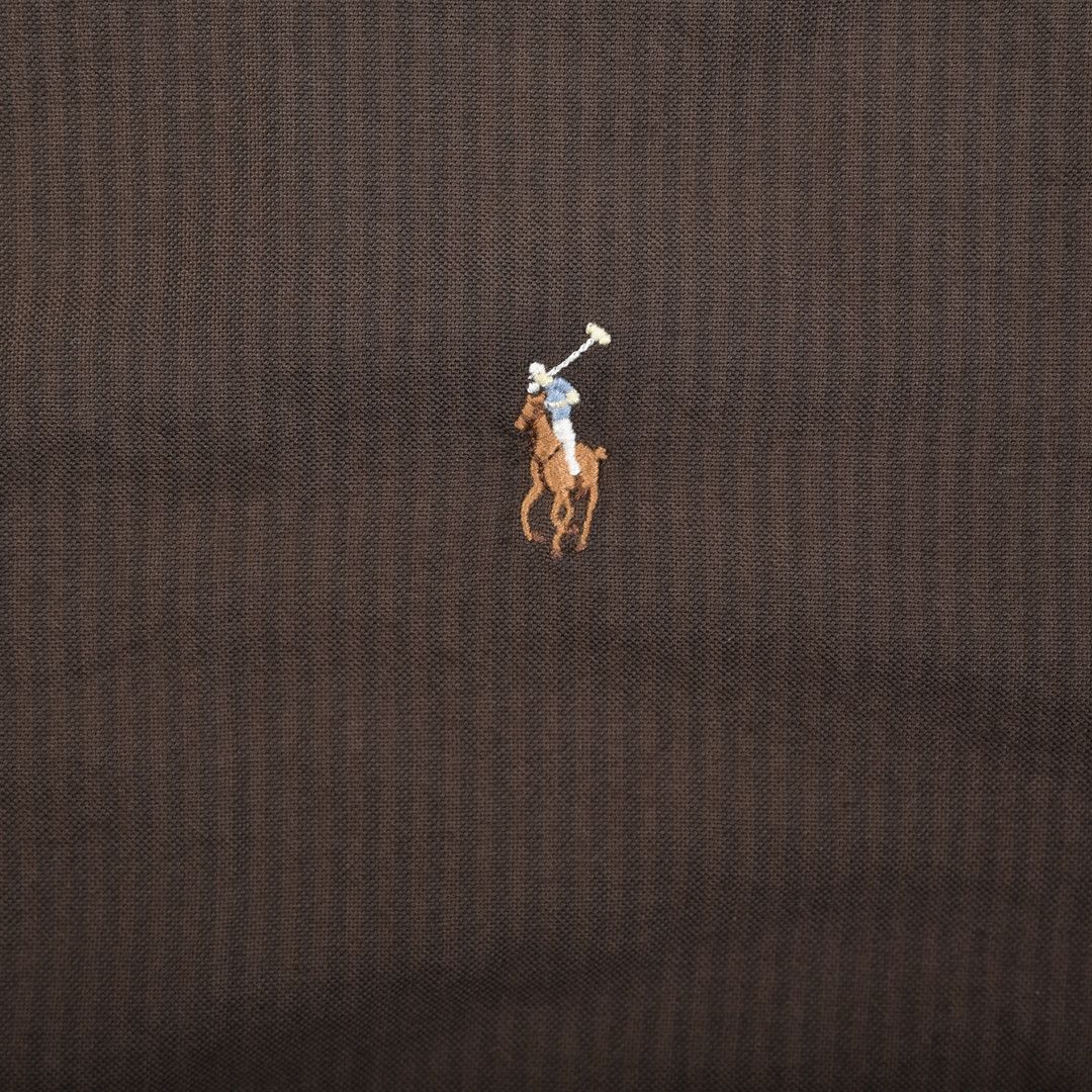 Polo Ralph Lauren Polo Ralph Lauren VINTAGE SHIRT BROWN - LARGE Size US L / EU 52-54 / 3 - 3 Thumbnail