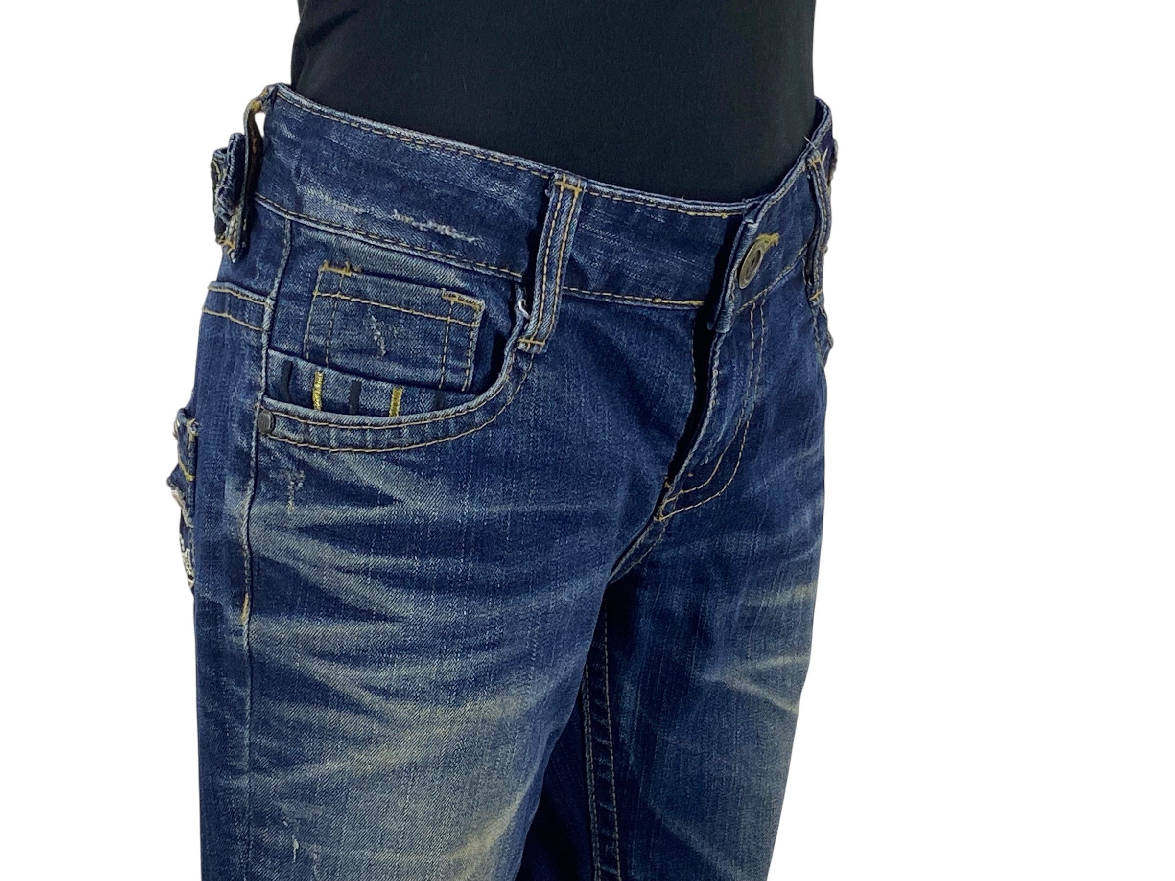 Japanese Brand Lolita Jeans Flare Jeans Size 30" / US 8 / IT 44 - 7 Thumbnail