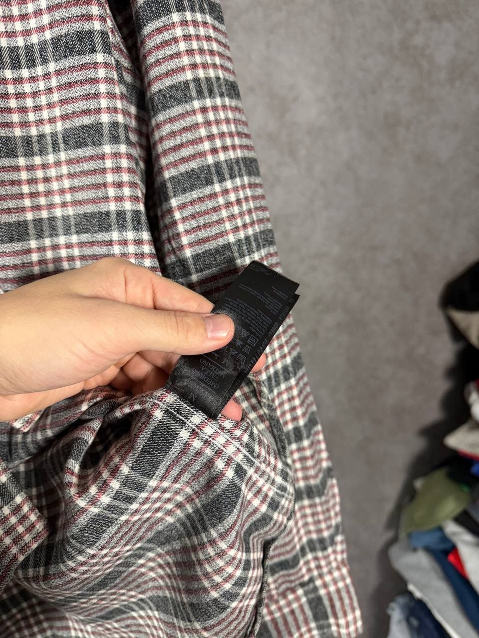 Allsaints Allsaints designer logo checkered shirt Size US M / EU 48-50 / 2 - 5 Thumbnail