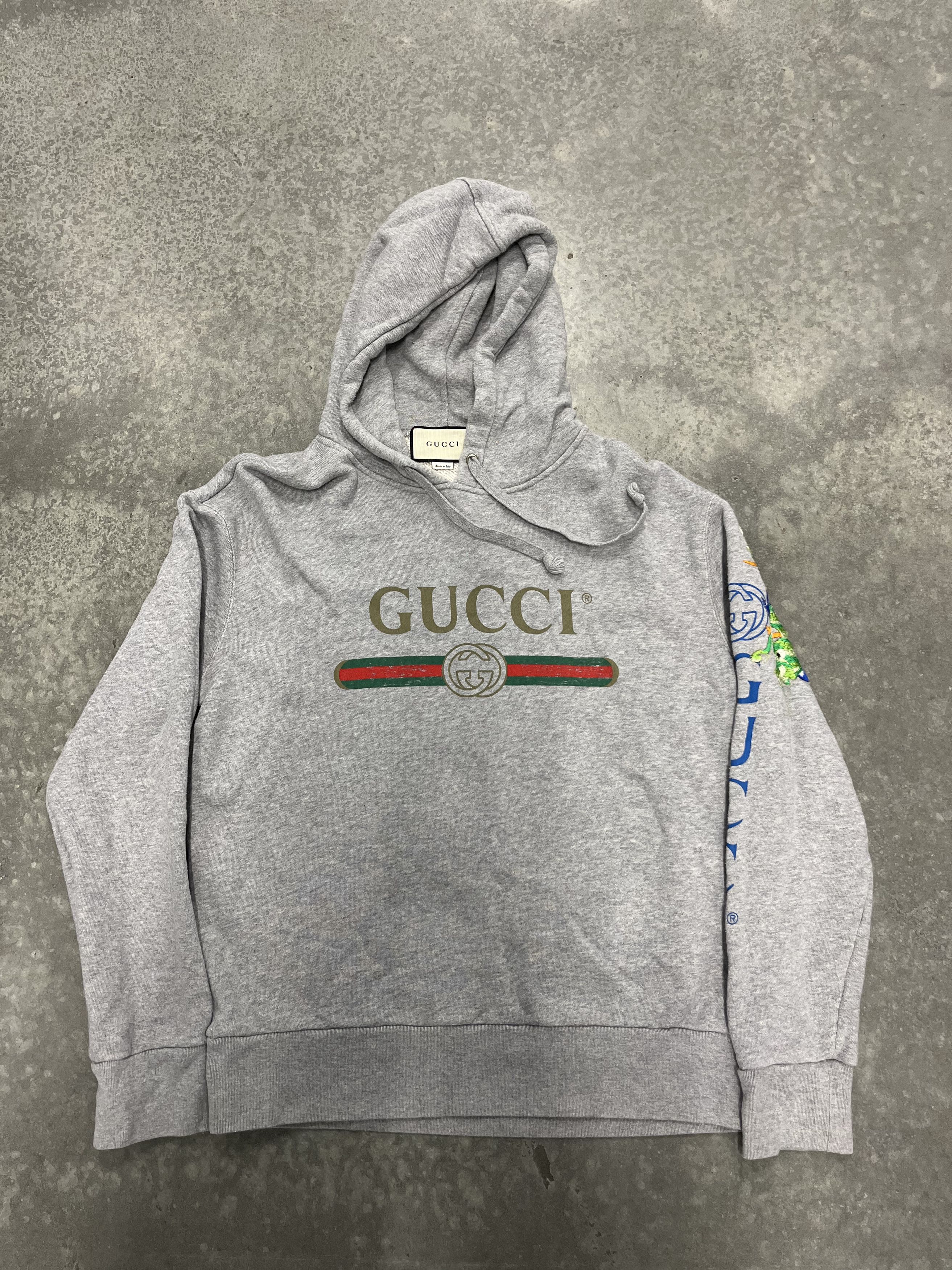 Gucci Gucci Embroidered Dragon Hoodie sz M Size US M / EU 48-50 / 2 - 1 Thumbnail