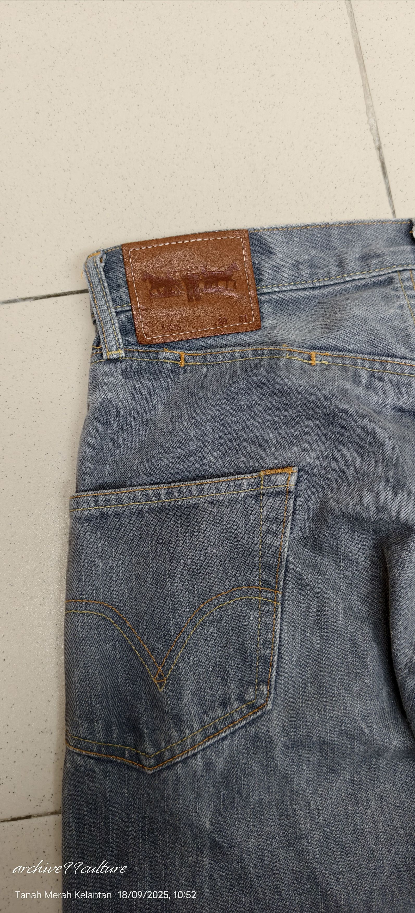 Takahiromiyashita The Soloist. Levi's® Lefty Jean L505 by Takahiro Kuraishi Size US 31 - 15 Thumbnail
