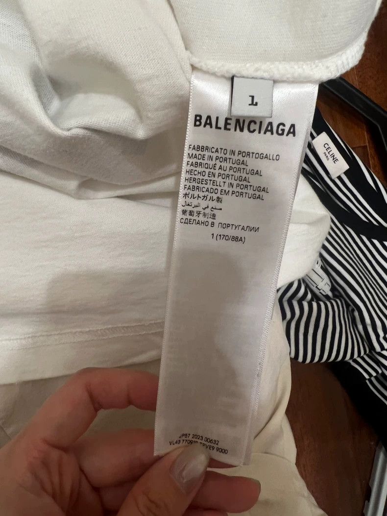 Balenciaga Balenciaga Long Short Sleeve T-shirt 2505-Nextarrow Size US S / EU 44-46 / 1 - 5 Thumbnail