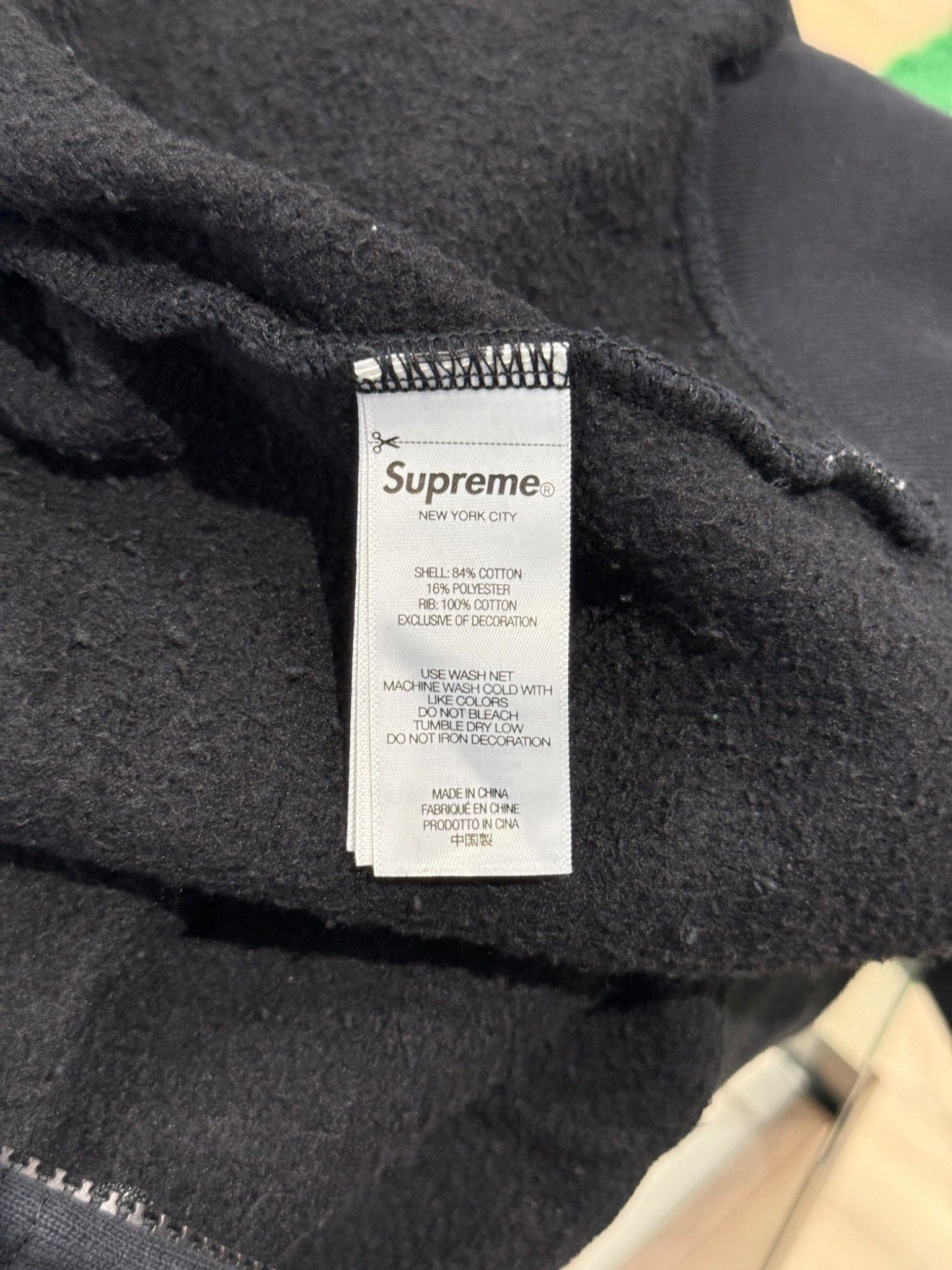 Supreme Supreme Performance Zip Up Hooded Sweatshirt Black Size US M / EU 48-50 / 2 - 7 Thumbnail