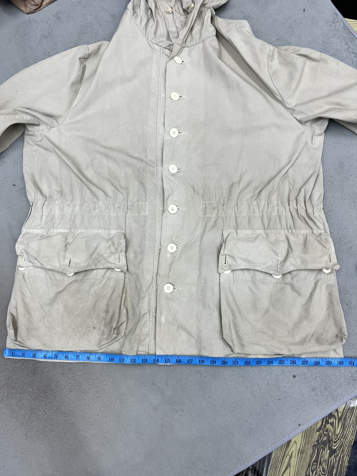 Vintage C-50 70'S SWEDISH ARMY M-62 SNOW PARKA SMOCK Size US L / EU 52-54 / 3 - 15 Thumbnail