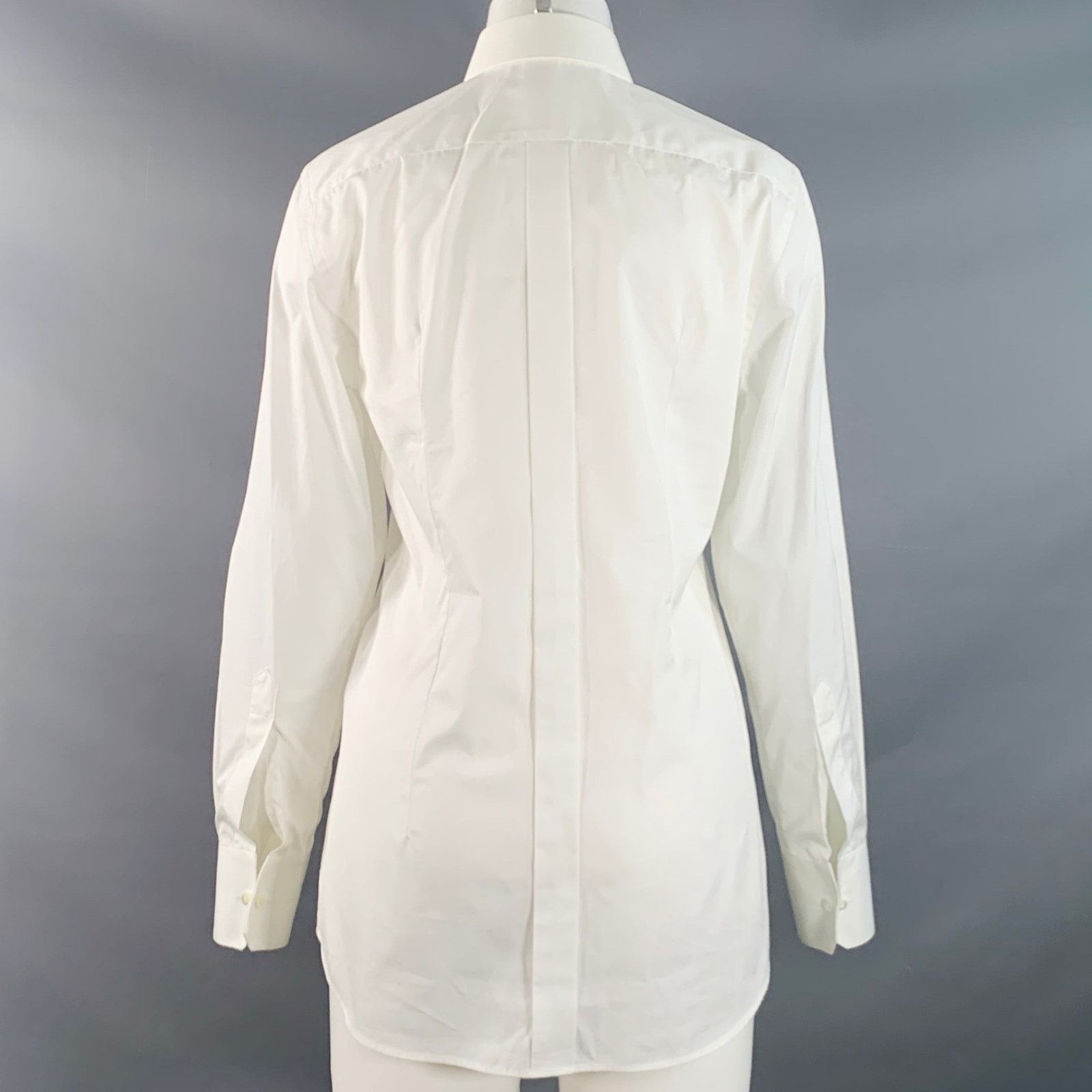 Dolce & Gabbana XS White Black Cotton Blend Lace Trim Sequins Button Up Size XS / US 0-2 / IT 36-38 - 4 Thumbnail