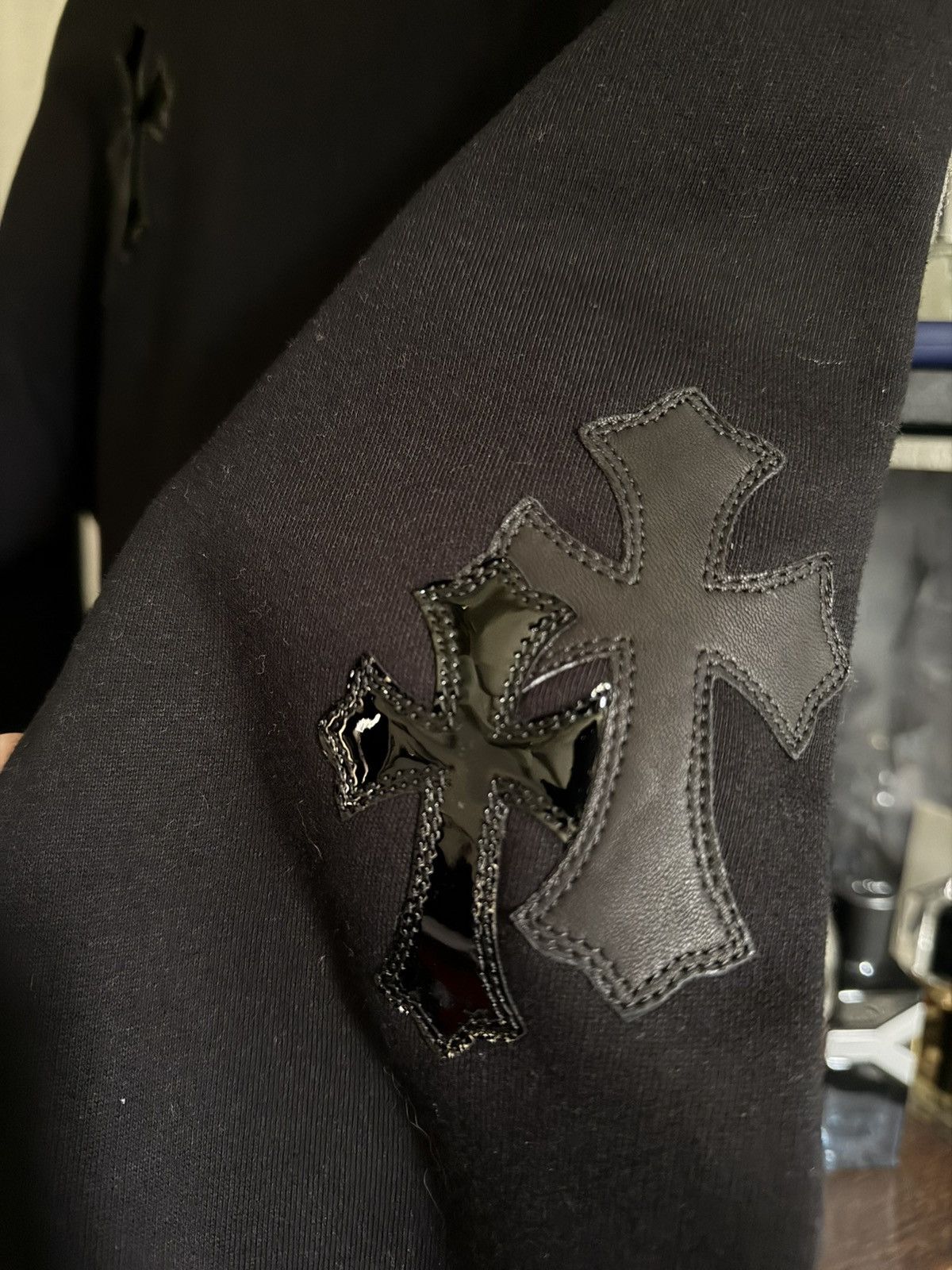 Chrome Hearts Chrome Hearts Quarter Zip Cross Patch Size US XS / EU 42 / 0 - 5 Thumbnail
