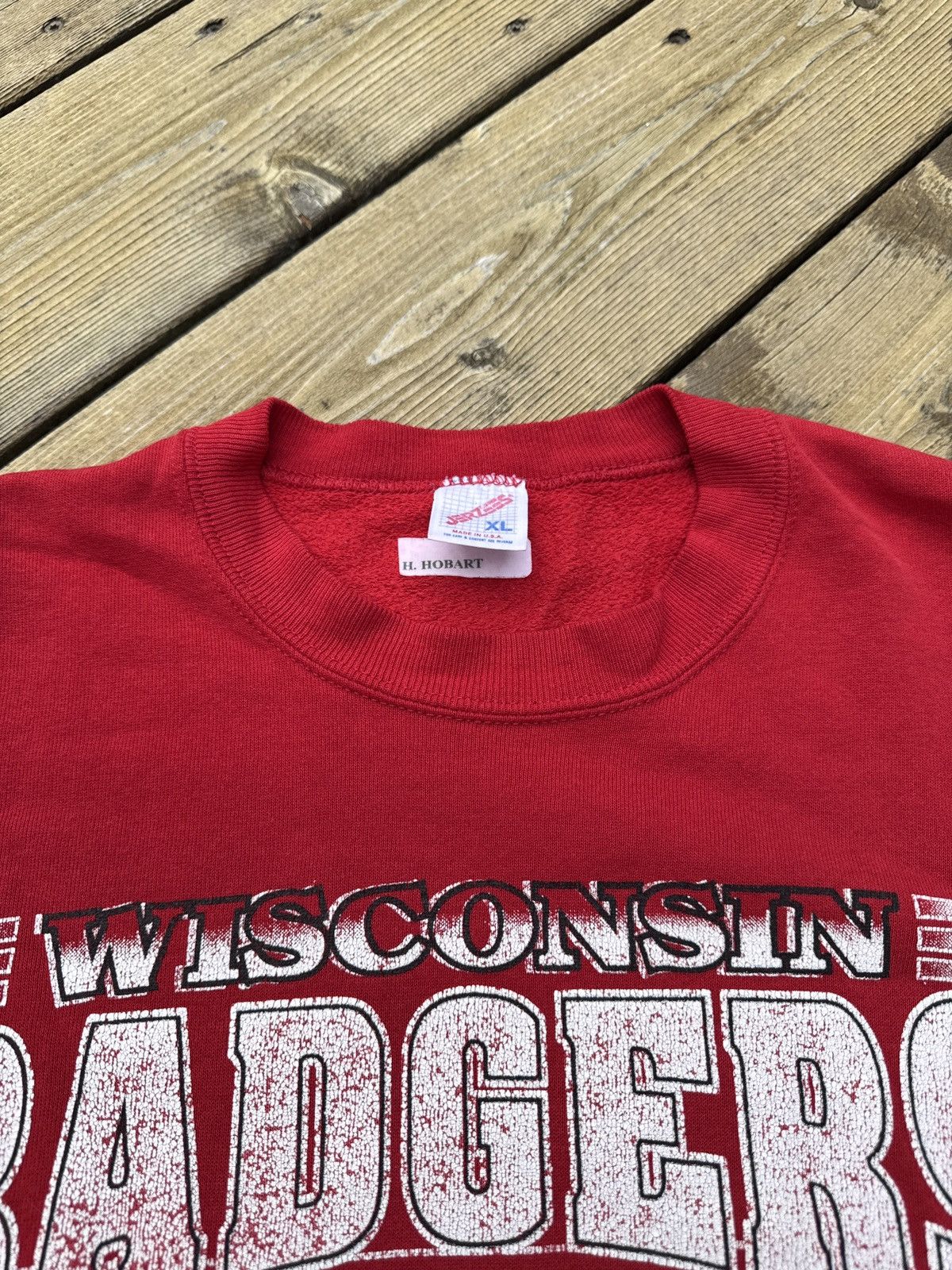Vintage Vintage Wisconsin Badgers 1994 Rose Bowl Crewneck Sweatshirt Size US XL / EU 56 / 4 - 8 Thumbnail