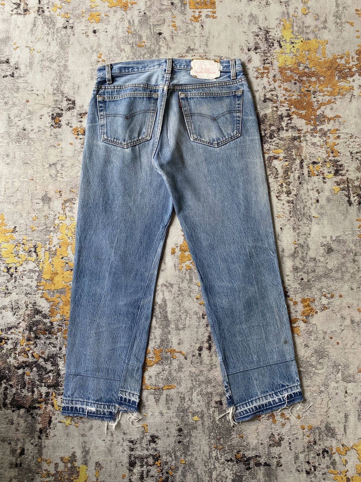 Old Park Levi’s X Oldpark Japan Reconstructed Distressed Denim Size US 30 / EU 46 - 4 Thumbnail