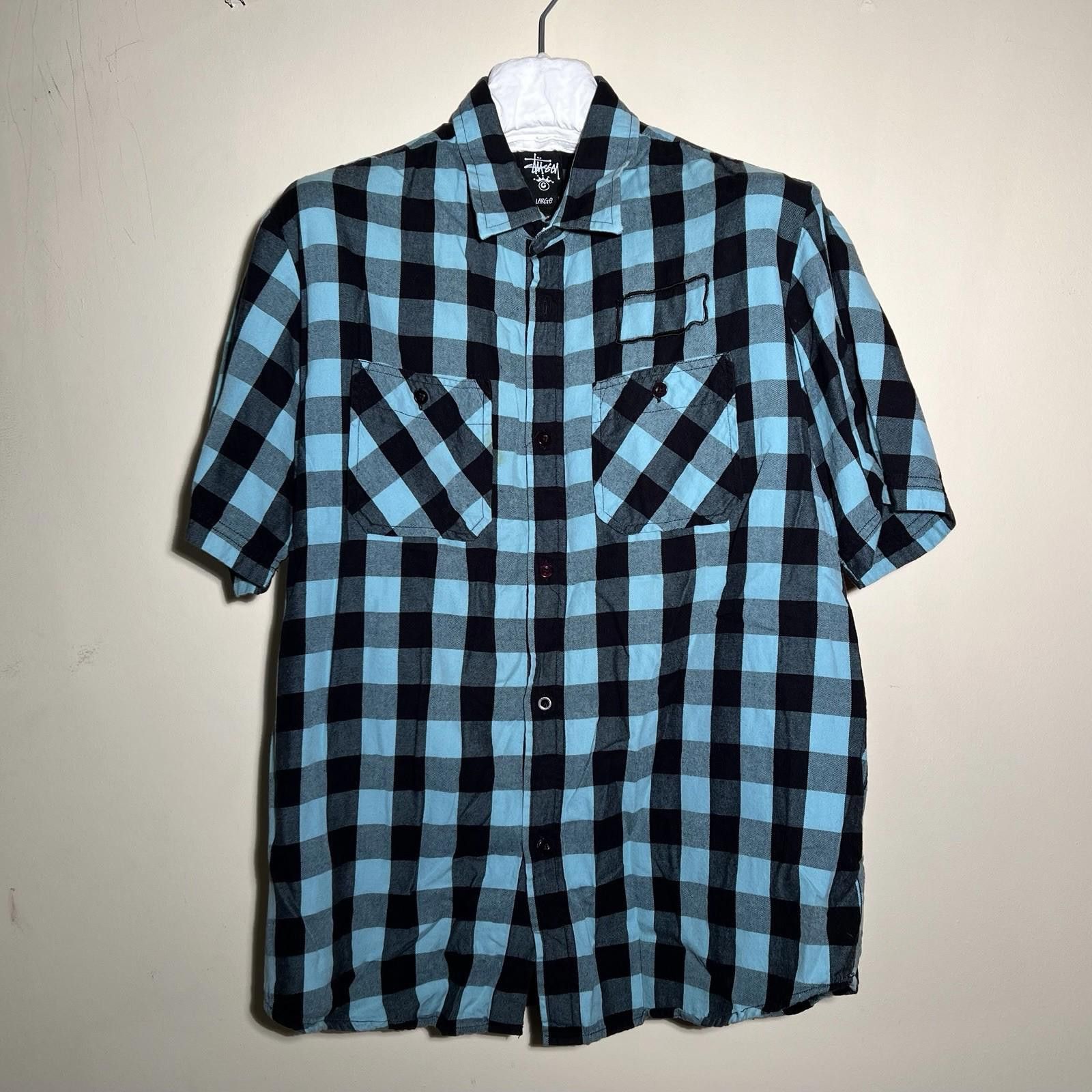 Stussy Vintage Stussy Button Down Plaid Shirt Large Size US L / EU 52-54 / 3 - 1 Thumbnail