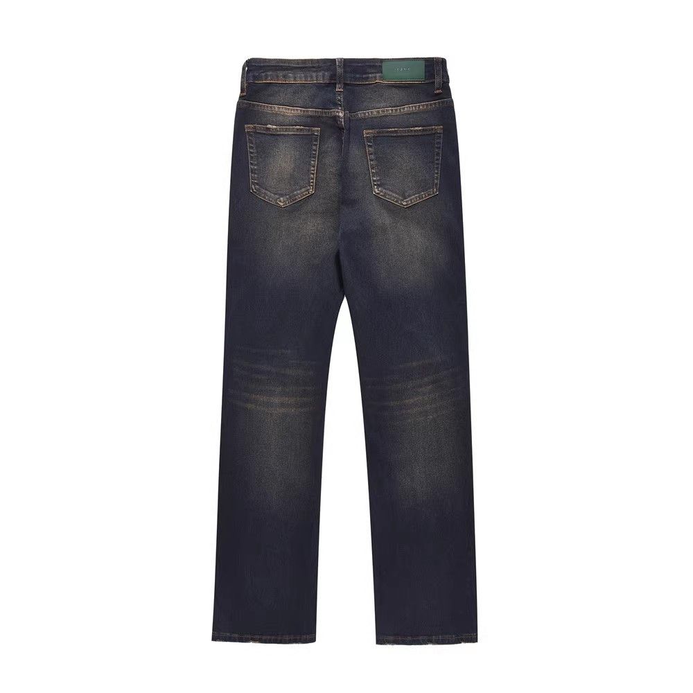 Japanese Brand × Jean American retro distressed trendy jeans for men Size US 32 / EU 48 - 2 Thumbnail
