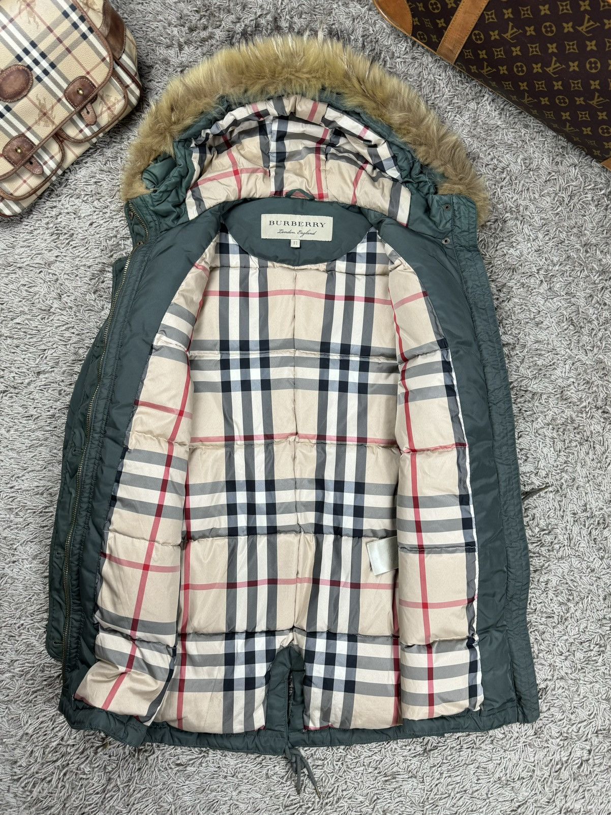 Burberry Puffer jacket Burberry Nova Check original streetwear item Size S / US 4 / IT 40 - 3 Thumbnail
