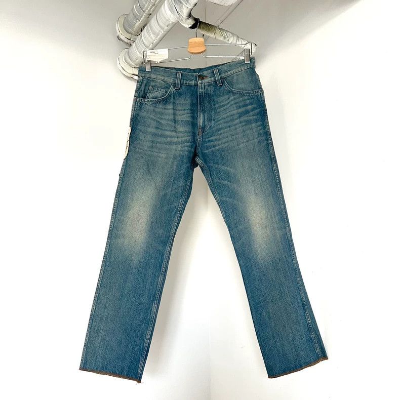 Gucci Gucci Size L Gray snake pattern full-printed logo trousers Size US 36 / EU 52 - 2 Thumbnail