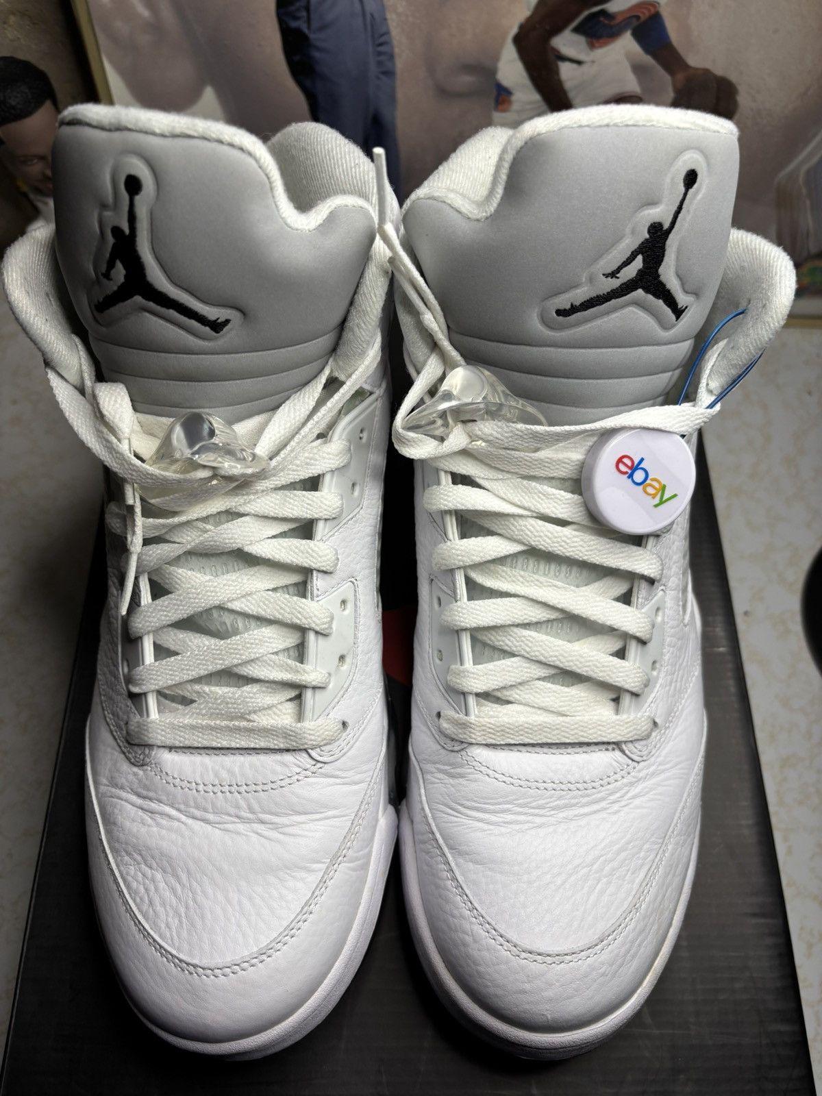 Jordan Brand Jordan Retro 5 “white Metallic” Size US 13 / EU 46 - 2 Thumbnail