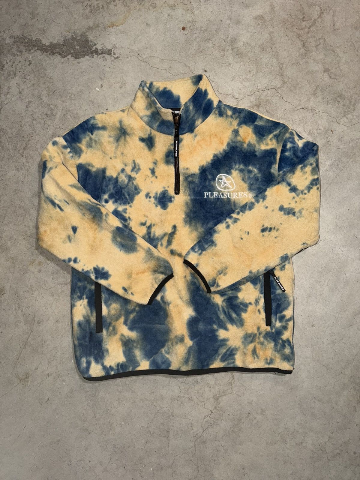 Pleasures Caffeine Polar Fleece Quarter Zip Pullover