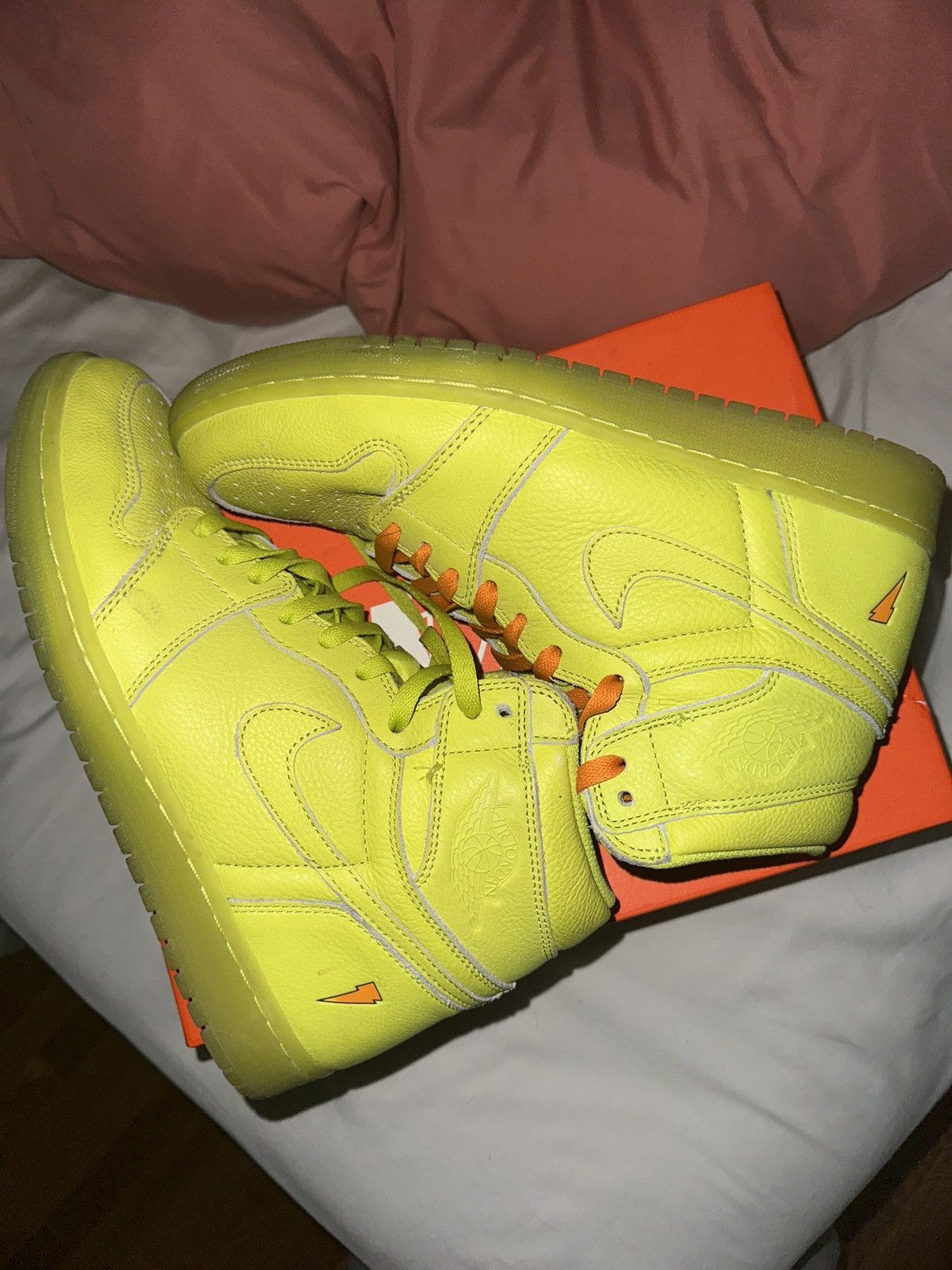Jordan Brand Air Jordan 1 retro high og g8rd ‘cyber’ GATORADE Size US 10.5 / EU 43-44 - 5 Thumbnail