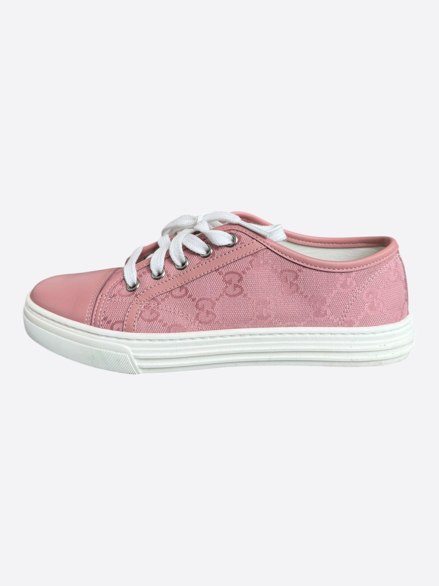 Gucci Gucci Pink GG Monogram Women's Sneaker Size US 6 / IT 36 - 3 Thumbnail