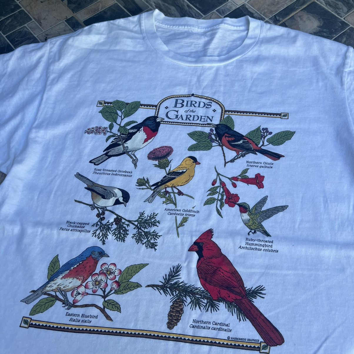 Vintage Bird Of The Garden. 90s Size US L / EU 52-54 / 3 - 3 Thumbnail