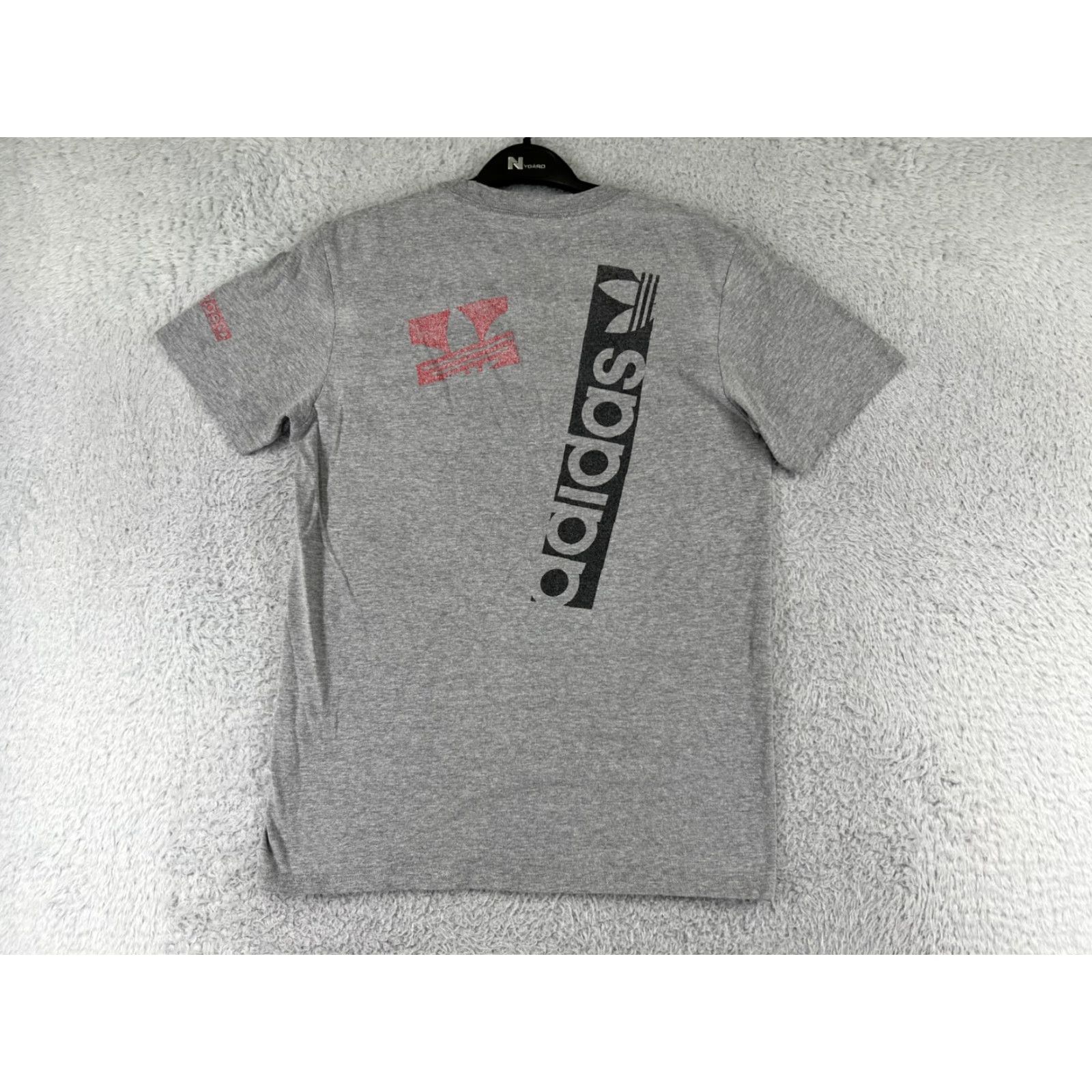 Adidas Adidas Shirt Mens Small Gray Short Sleeve Crew Neck 100% Cotton Trefoil Logo Sports Mens S Gray Adidas Shirt Size US S / EU 44-46 / 1 - 2 Thumbnail