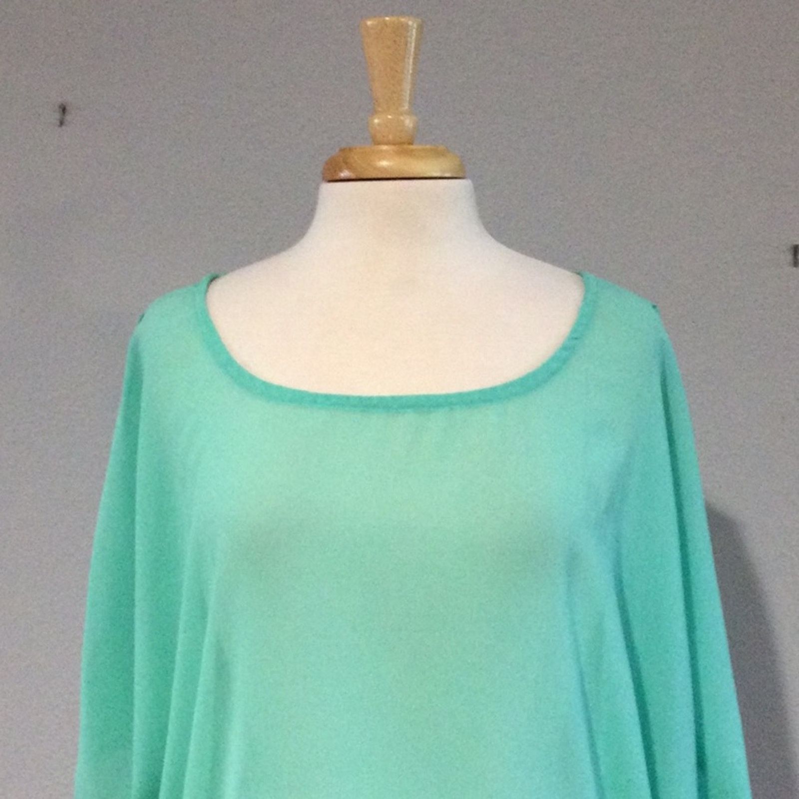 Other Ya Los Angeles Sheer Cold Shoulder Blouse Small Size S / US 4 / IT 40 - 2 Thumbnail