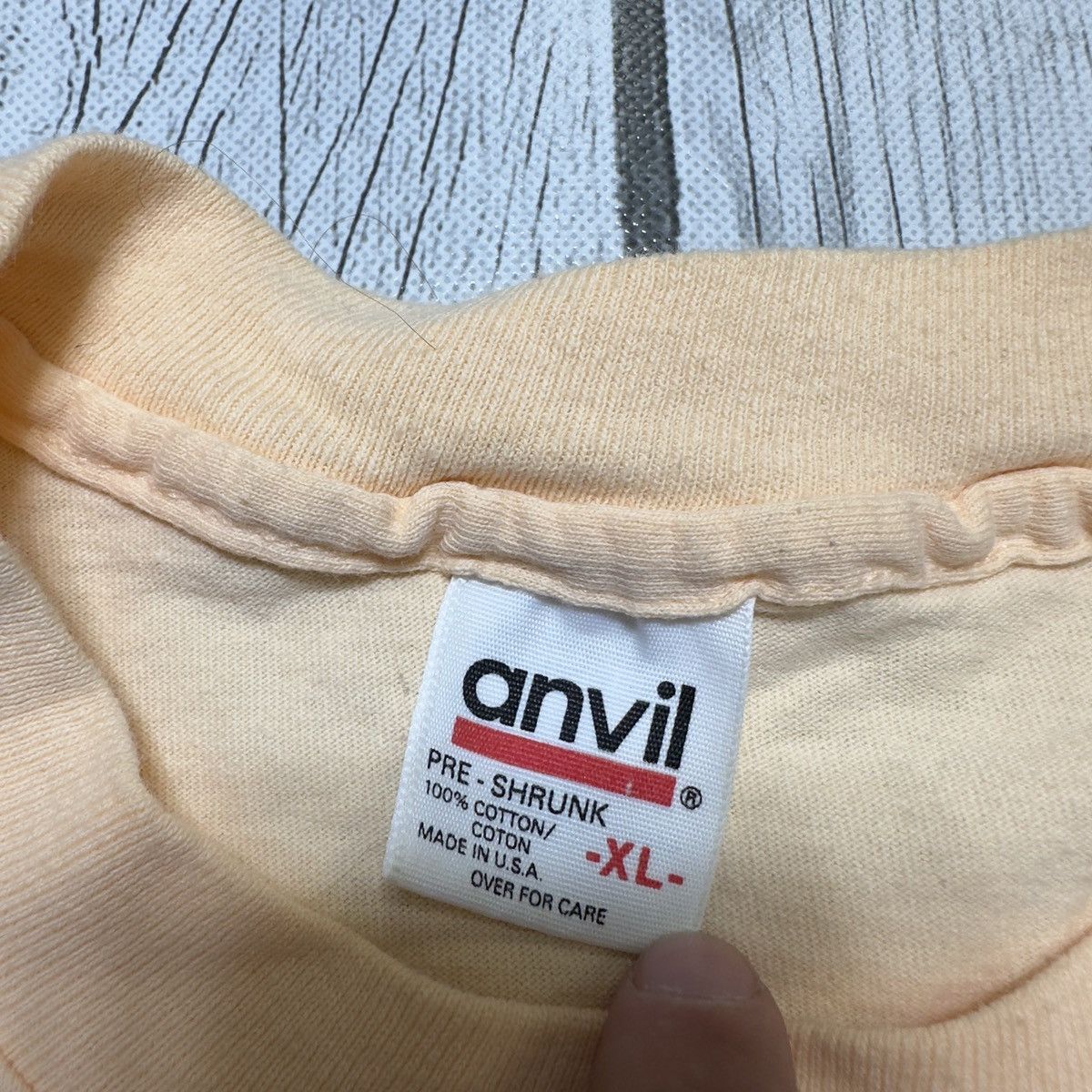 Anvil × Vintage Vintage Anvil blank tee Size US XL / EU 56 / 4 - 4 Thumbnail