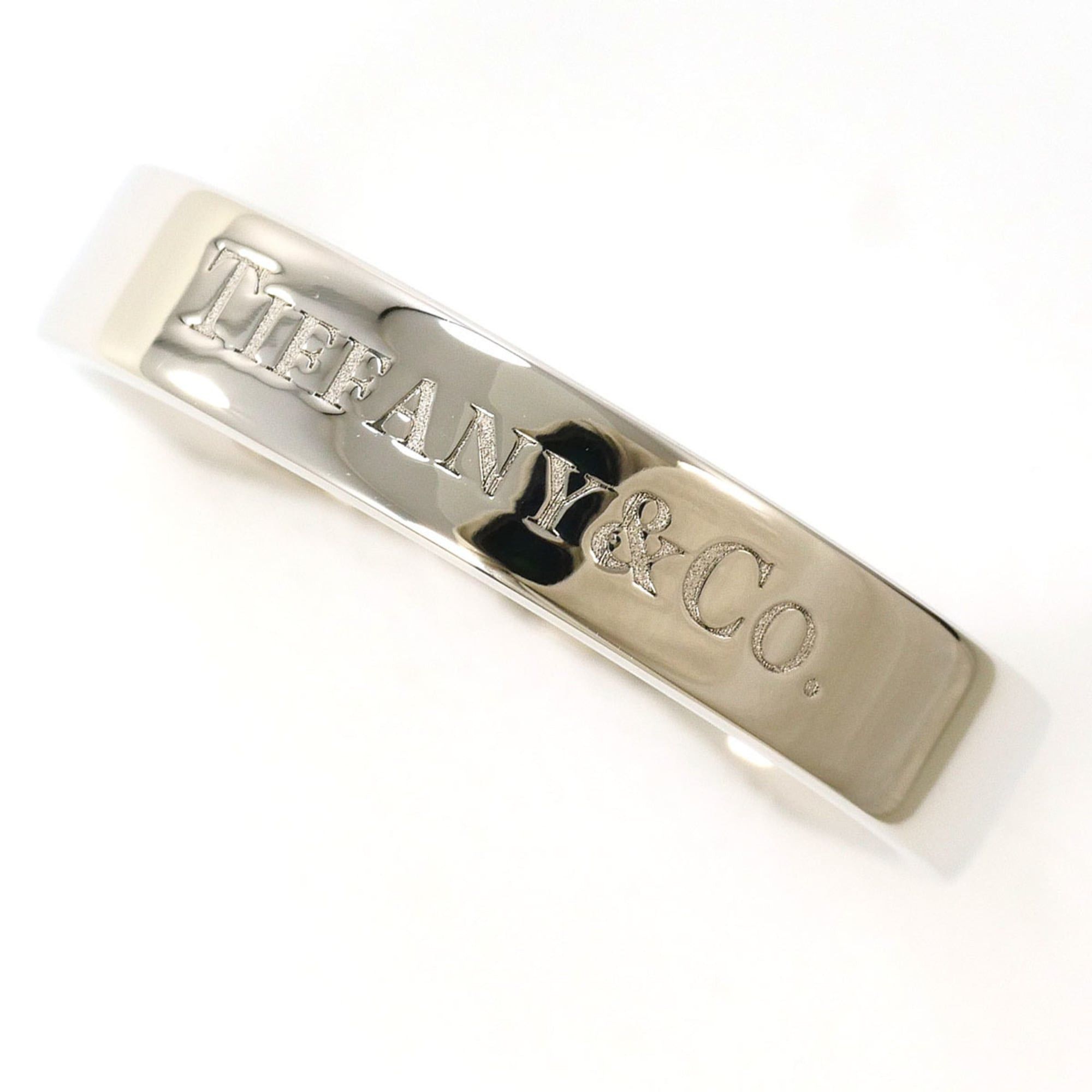 Tiffany & Co. Tiffany & Co. Curved Band PT950 Platinum Ring, 1 Piece, Total Weight: Approximately 7.2g, Jewelry, Like New, Free Shipping, Gift Wrapping Size ONE SIZE - 1 Thumbnail
